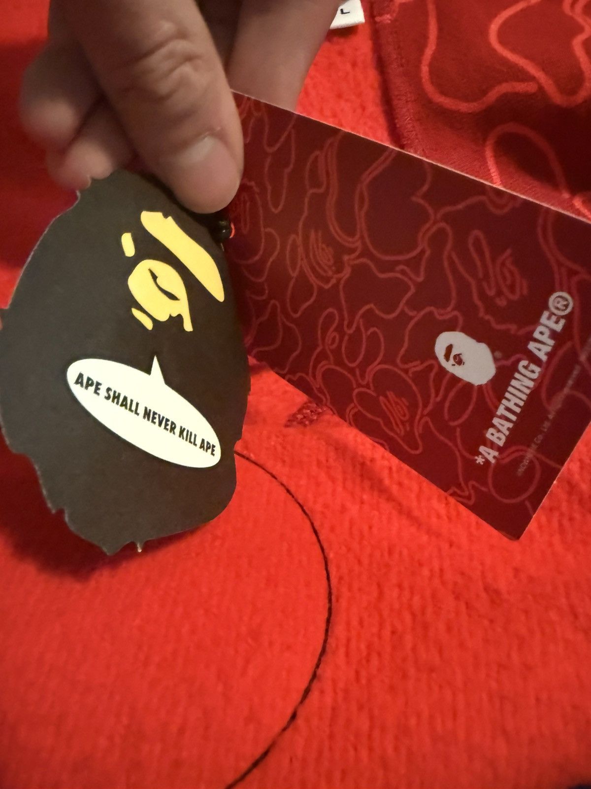 Bape BAPE 20TH ANNIVERSARY FULL ZIP HOODIE Size US L / EU 52-54 / 3 - 8 Thumbnail