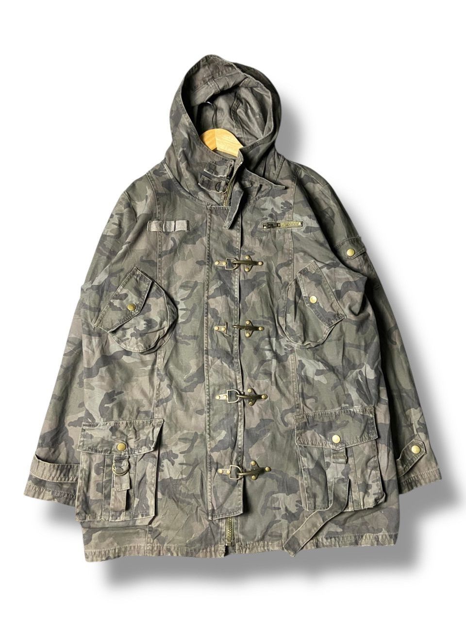 Japanese Brand Crazy Angel Multi pocket Camouflage Jacket (142) Size US S / EU 44-46 / 1 - 1 Thumbnail
