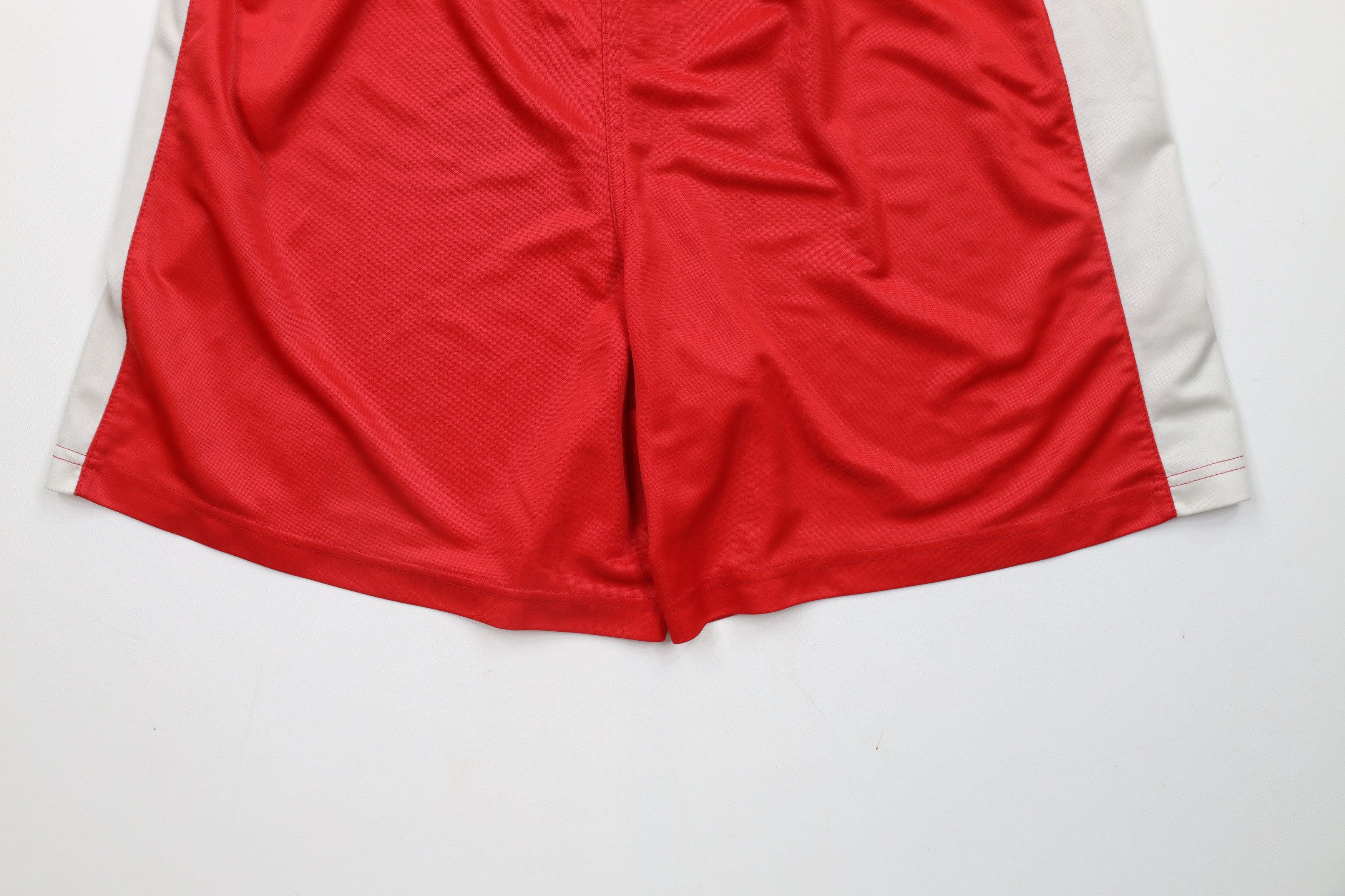 Vintage Vintage 90s Streetwear Above Knee Futbol Soccer Shorts Red Size US 32 / EU 48 - 12 Thumbnail