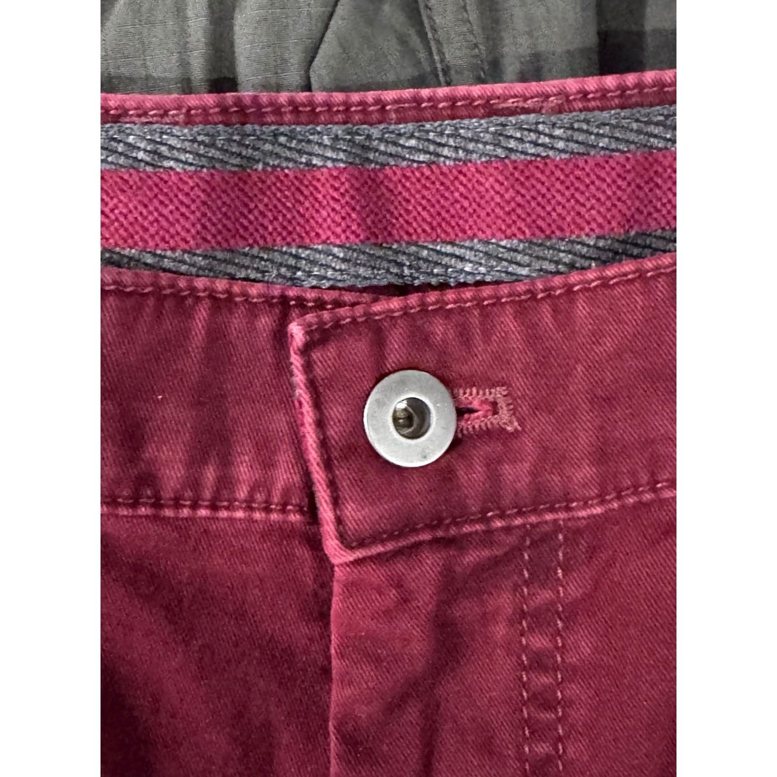 Etro Maus & Hoffman Retro Red Jeans Pants 34 x 31 Men Regular Multicolor Jeans Pants 90s style Mens Size US 33 - 7 Thumbnail
