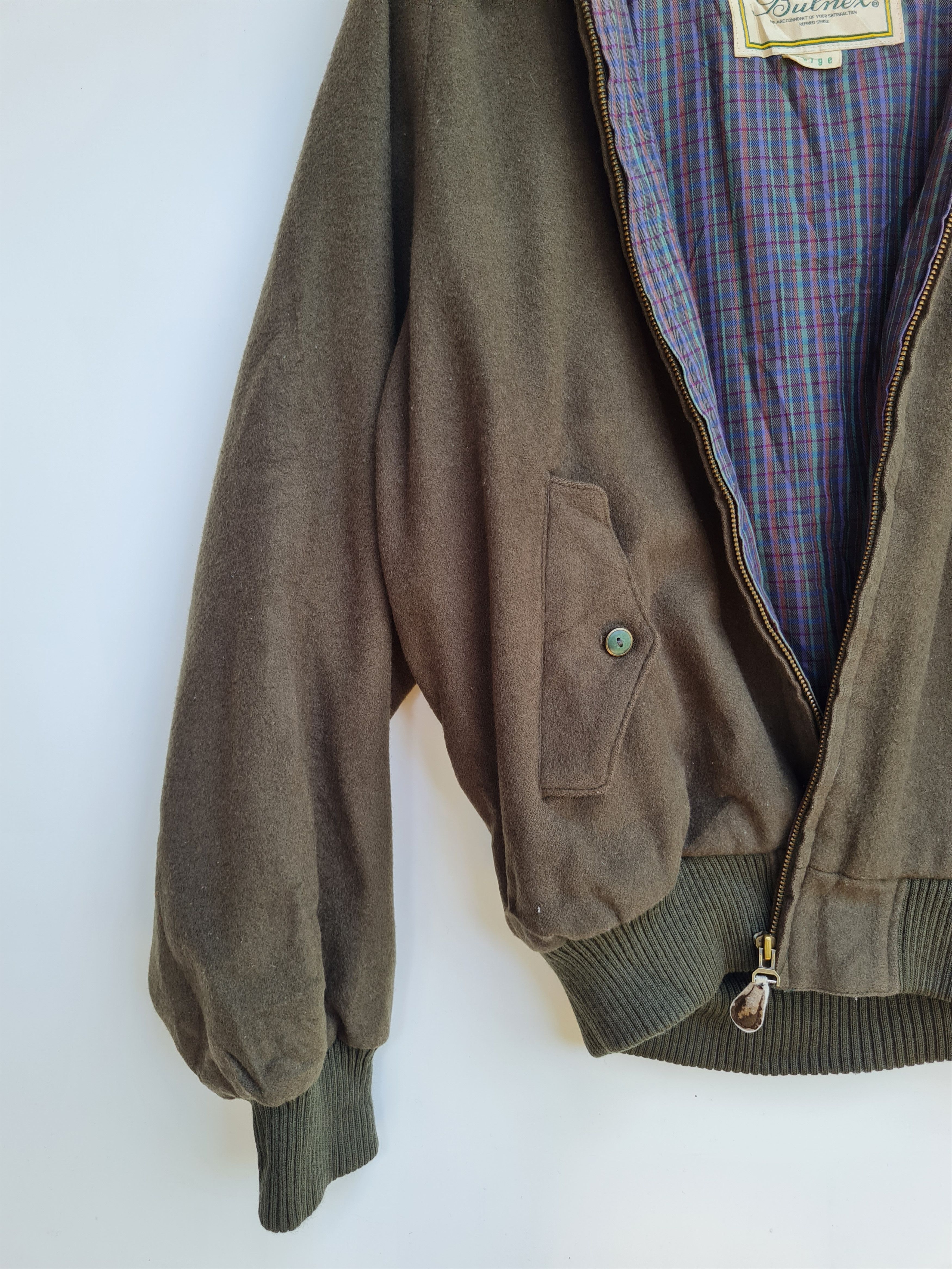 Japanese Brand × Vintage Bulnex Vintage Wool Jacket Bomber Style Size US L / EU 52-54 / 3 - 4 Thumbnail