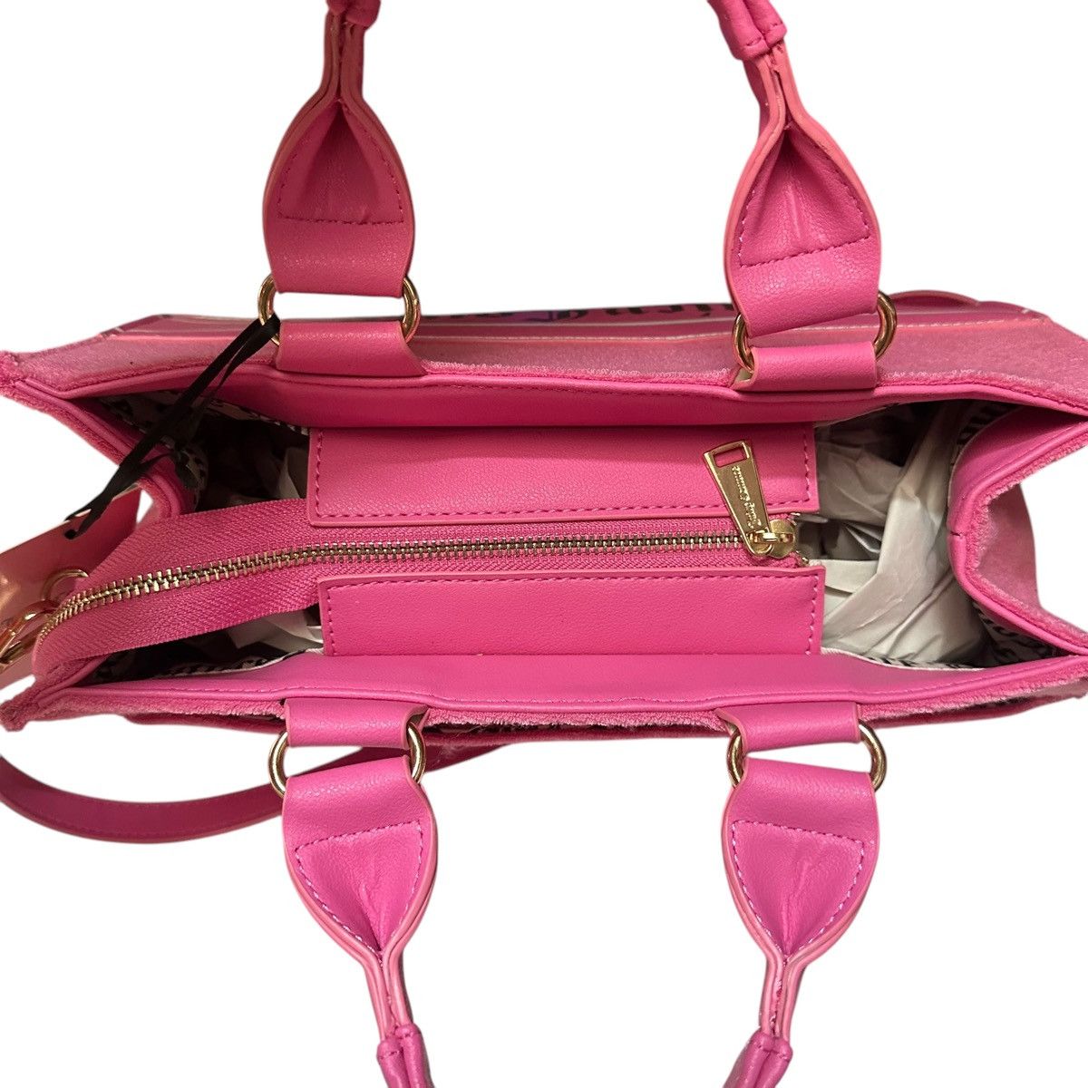 Juicy Couture Juicy Couture hot pink Billboard crossbody tote bag Size ONE SIZE - 7 Thumbnail