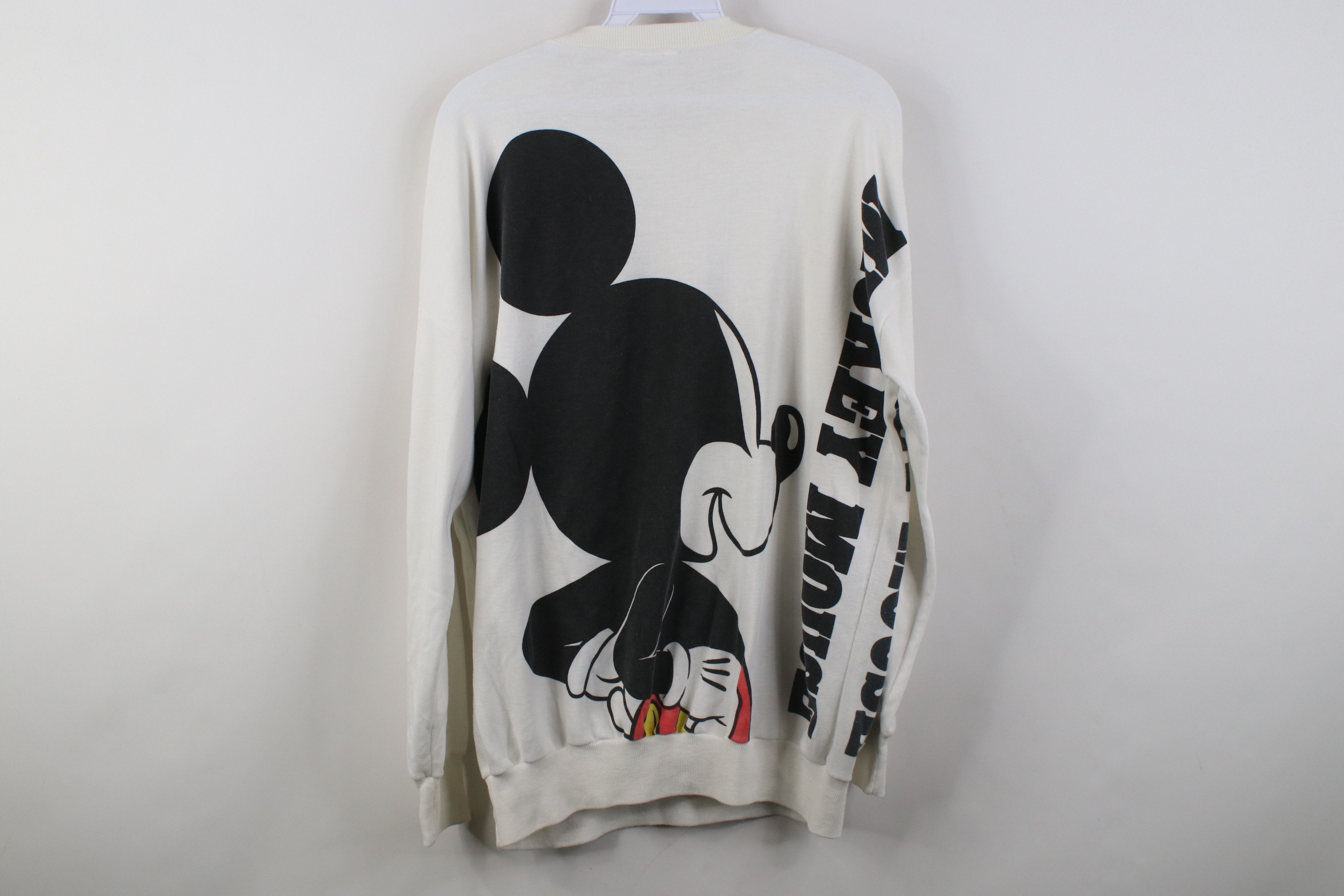 Disney Vintage 80s 90s Disney Print Mickey Mouse Sweatshirt USA Size XL / US 12-14 / IT 48-50 - 13 Thumbnail