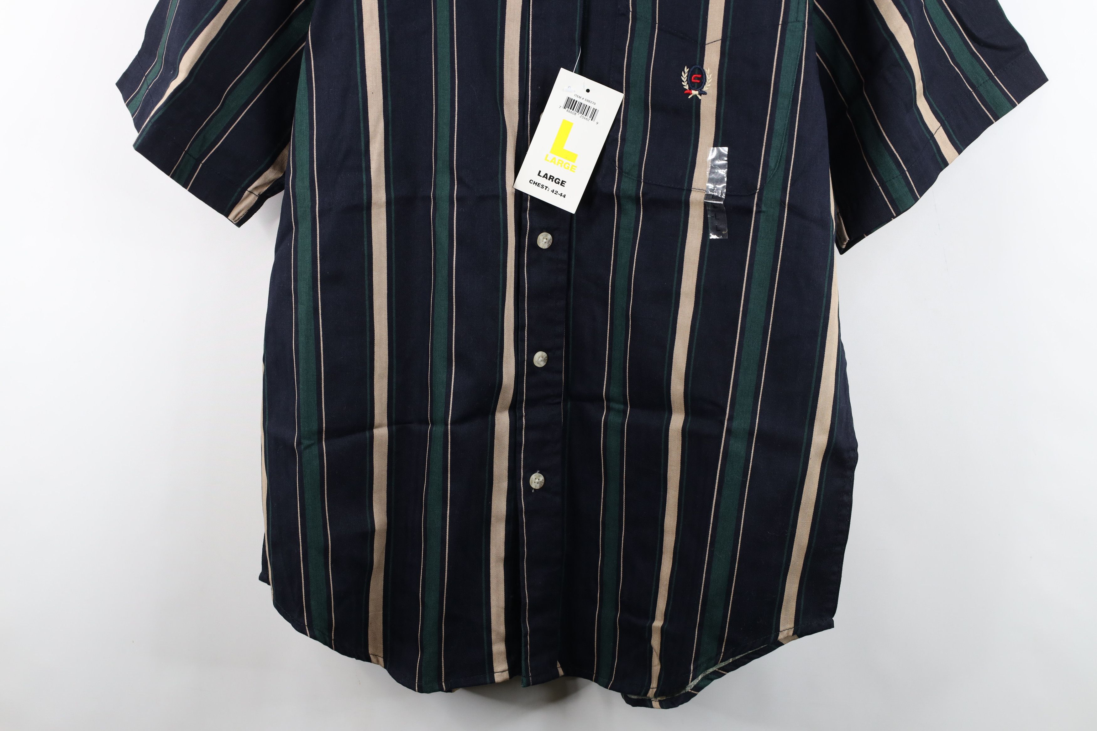 Vintage Deadstock Vintage 90s Y2K Stretwear Baggy Button Down Shirt Size US L / EU 52-54 / 3 - 3 Thumbnail