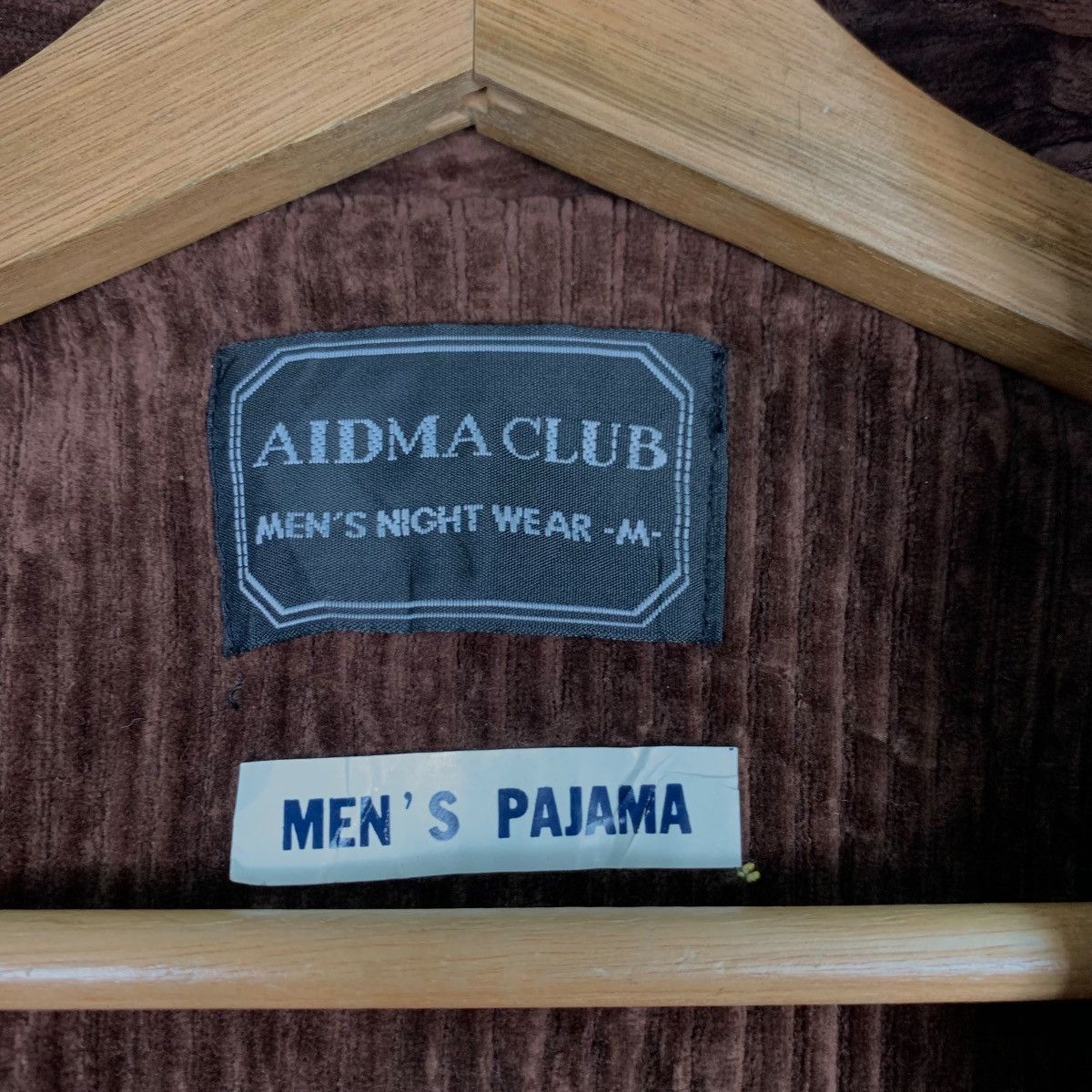 Japanese Brand AIDMA CLUB Fleece Printed Hybrid Corduroy Jacket #0456-C21 Size US M / EU 48-50 / 2 - 15 Thumbnail