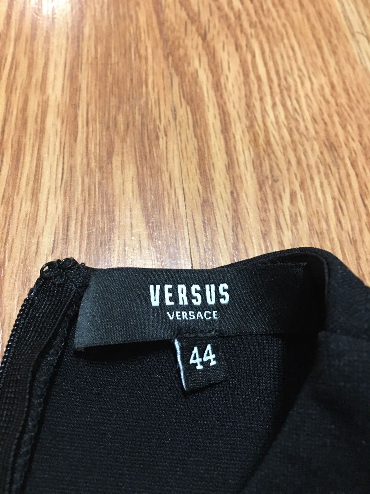 Anthony Vaccarello × Versus Versace VERSUS VERSACE + Anthony Vaccarello Black Mini Dress EU 44 Size M / US 6-8 / IT 42-44 - 12 Thumbnail