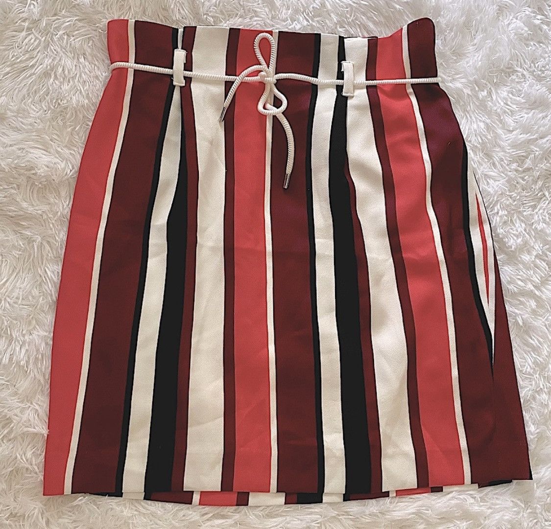 Express EXPRESS STRIPED MINI SKIRT Size 30" / US 8 / IT 44 - 1 Thumbnail