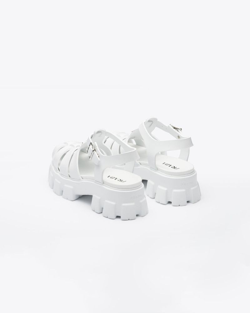 Prada o1mt1gz0526 Rubber Sandals in White Size US 9 / EU 42 - 5 Thumbnail