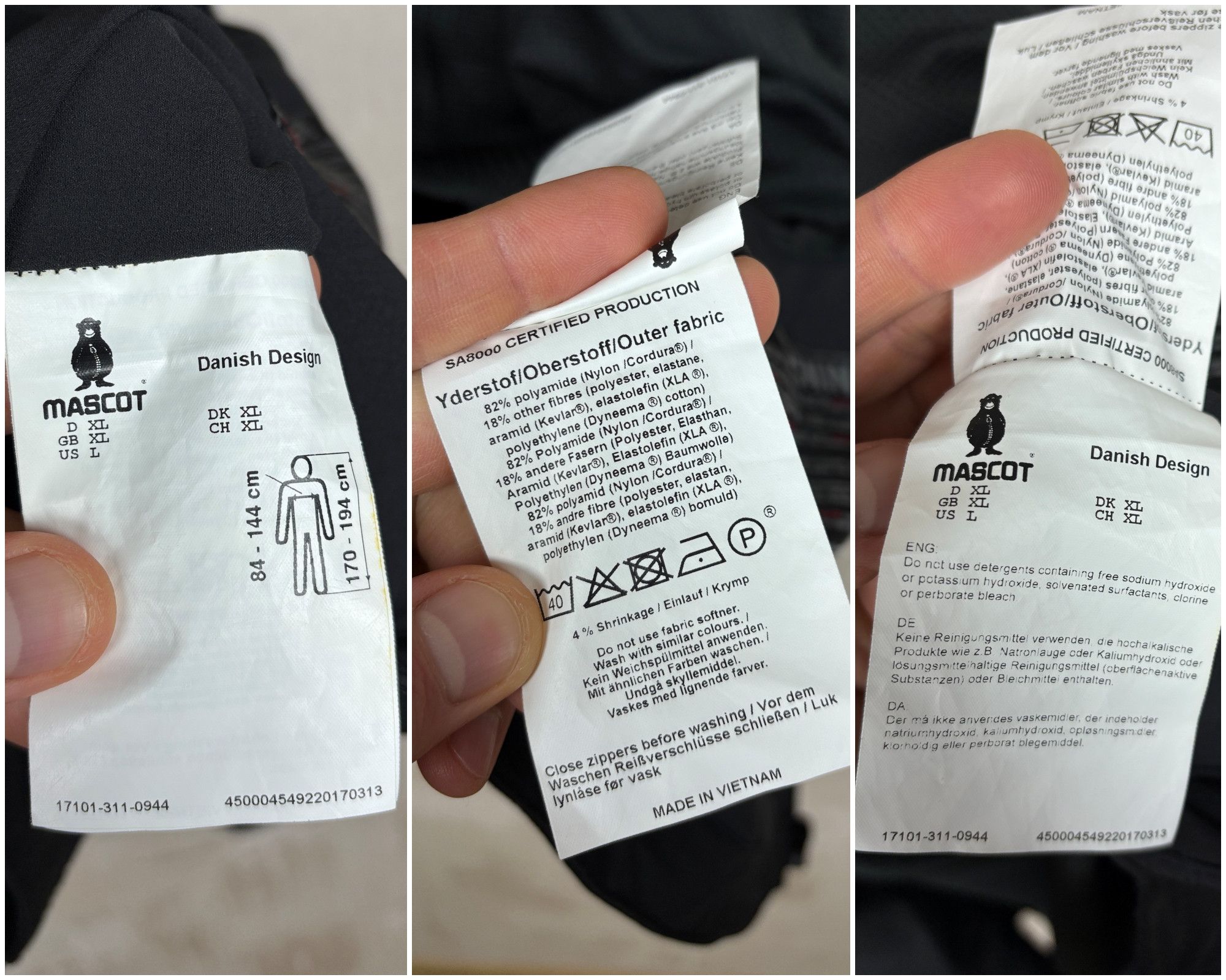 Other Mint! Mascot Workwear Jacket Size US XL / EU 56 / 4 - 13 Thumbnail