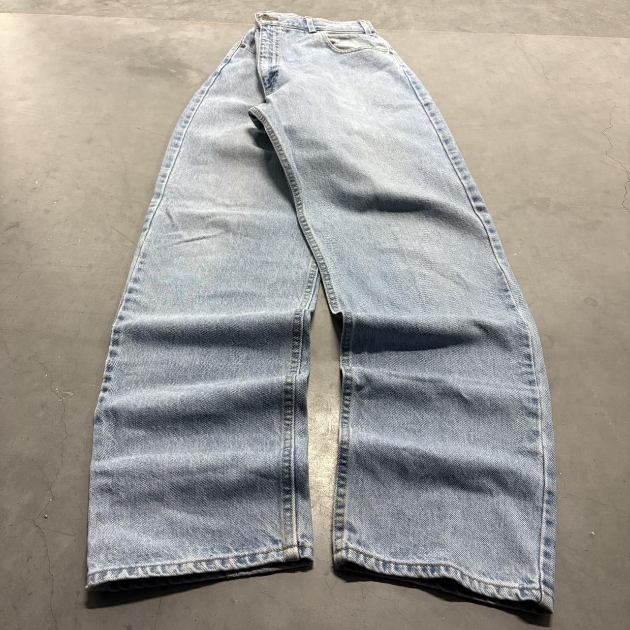 Arizona Jean Co. Crazy Vintage Y2K/2000s Baggy Loose Fit Streetwear Arizona Jean Company Light Wash Denim Jeans! Size US 36 / EU 52 - 3 Thumbnail