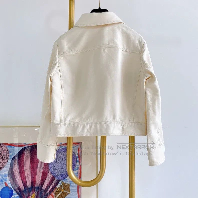 Hermes Hermes White coat Size XXS / US 00 / IT 34 - 2 Thumbnail