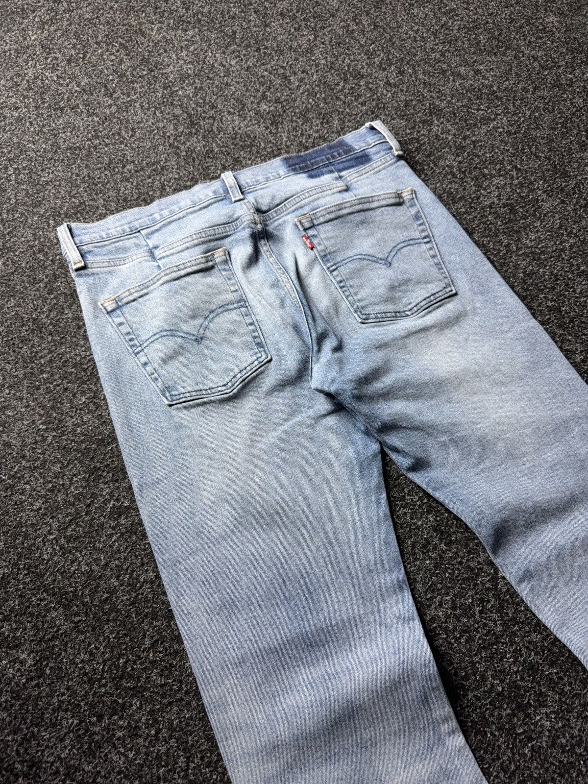 Levi's 00s Y2K Levi’s Altered 510 Skinny Jeans Light Wash Raw Hem Size US 34 / EU 50 - 18 Thumbnail