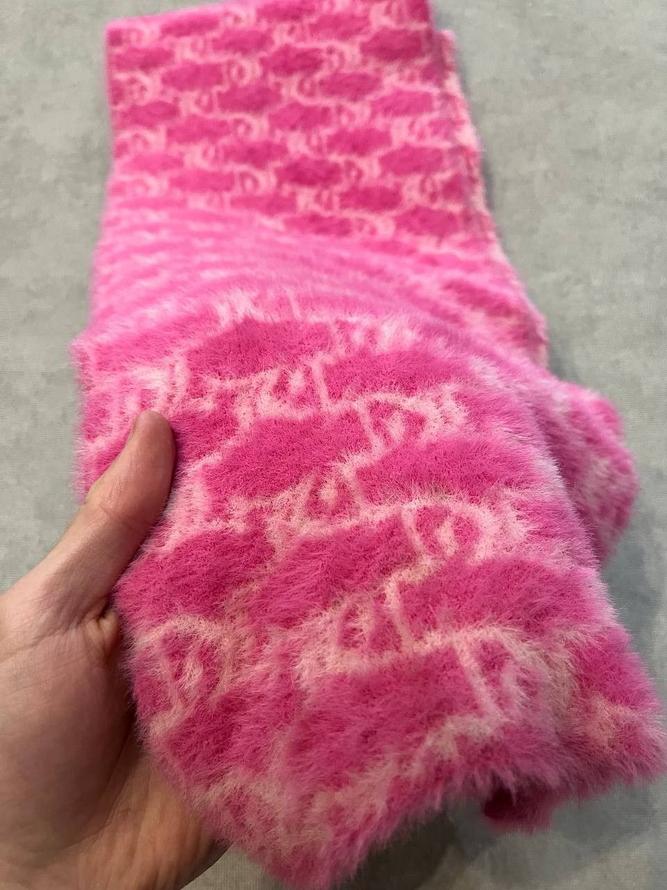 Juicy Couture Juice Couture Scarf Pink Monogram Nylon Size ONE SIZE - 3 Thumbnail