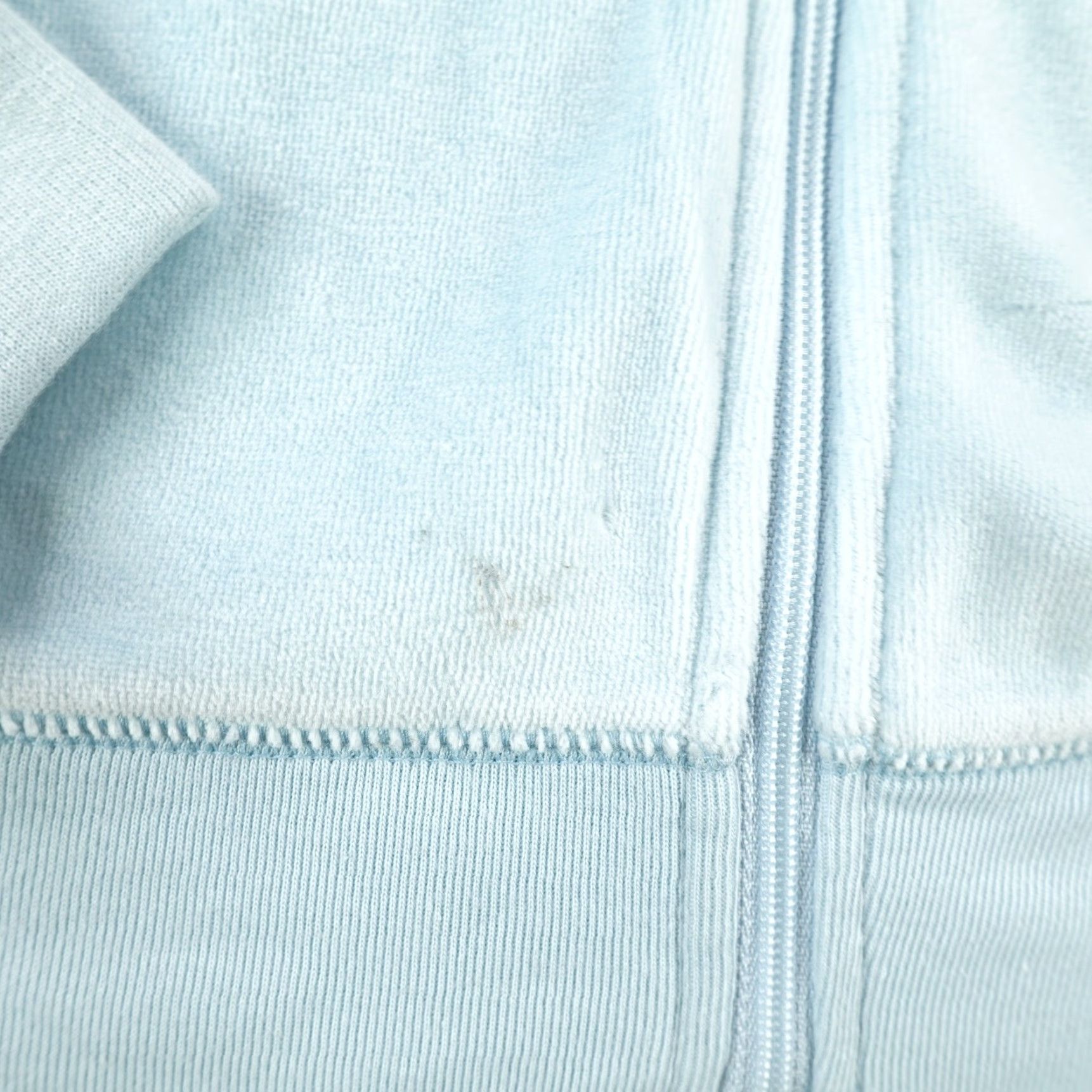Juicy Couture VINTAGE Juicy Couture Jacket Womens Small Blue Velour Track Suit Top NWT 90s USA Size S / US 4 / IT 40 - 4 Thumbnail
