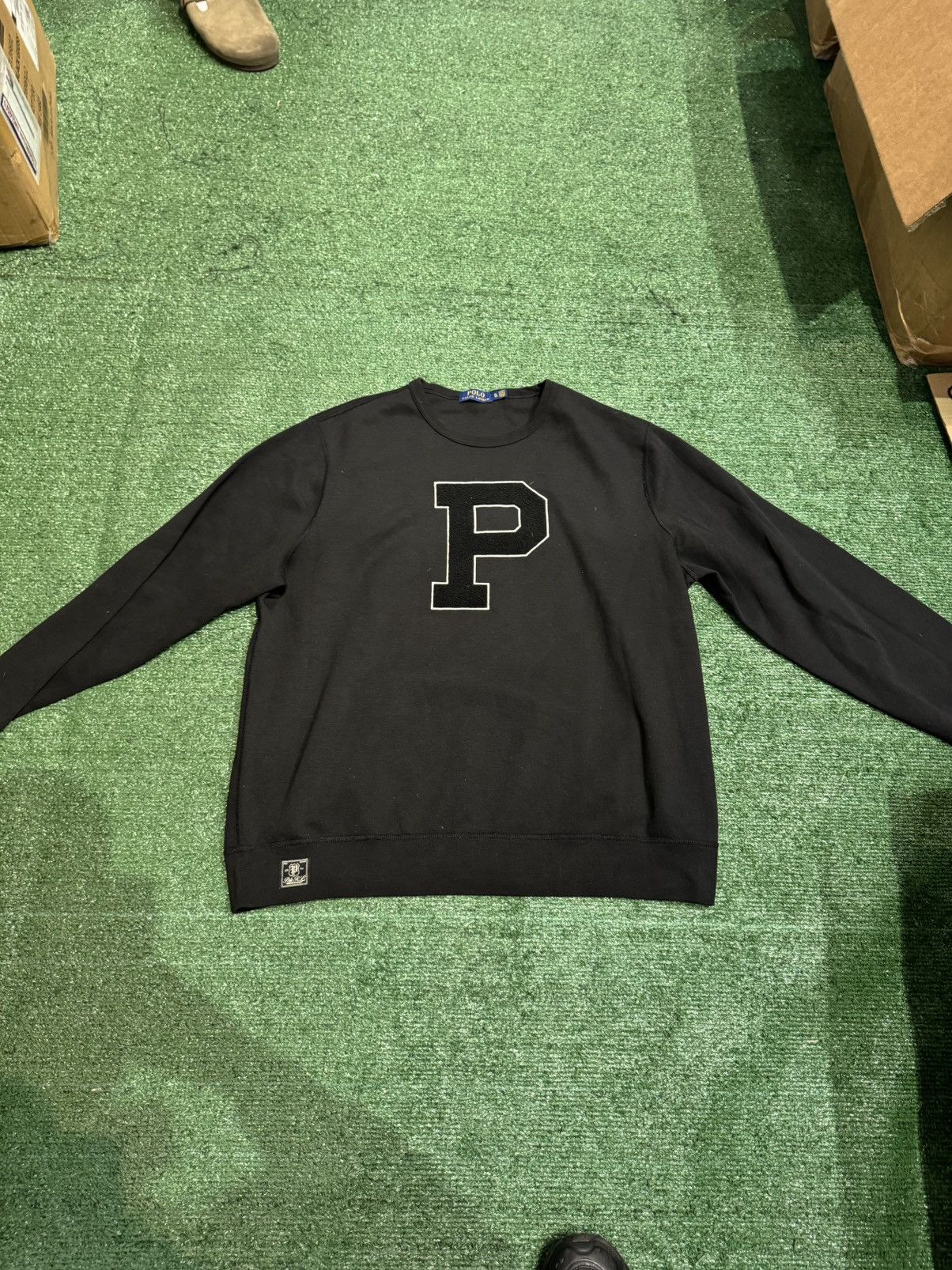 Polo Ralph Lauren Polo Ralph Lauren “P” Crewneck Size US XL / EU 56 / 4 - 2 Thumbnail