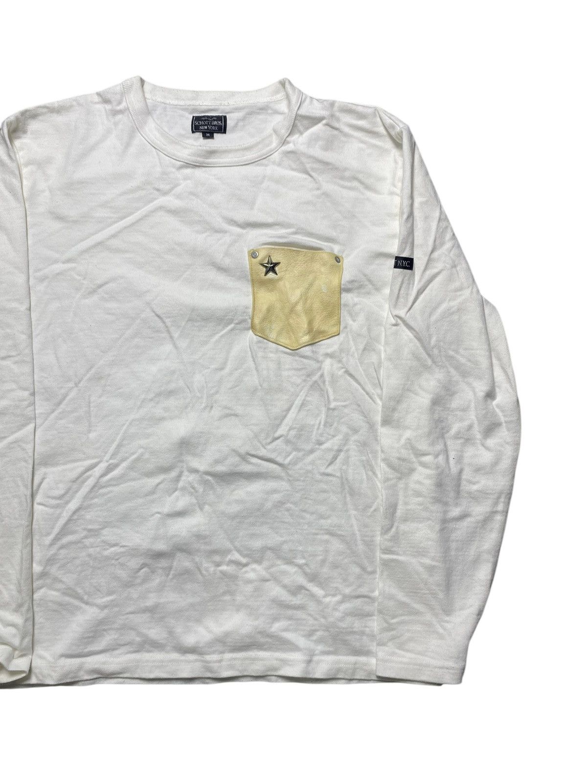 Schott VINTAGE SCHOTT BROS NEW YORK HARD POCKET STAR DESIGN Size US M / EU 48-50 / 2 - 3 Thumbnail