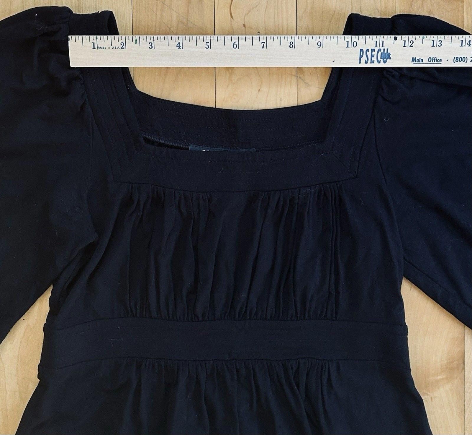 Bcbgmaxazria BCBG Maxazria Black Dress LBD Small 6% Spandex 94% Rayon Size S / US 4 / IT 40 - 8 Thumbnail