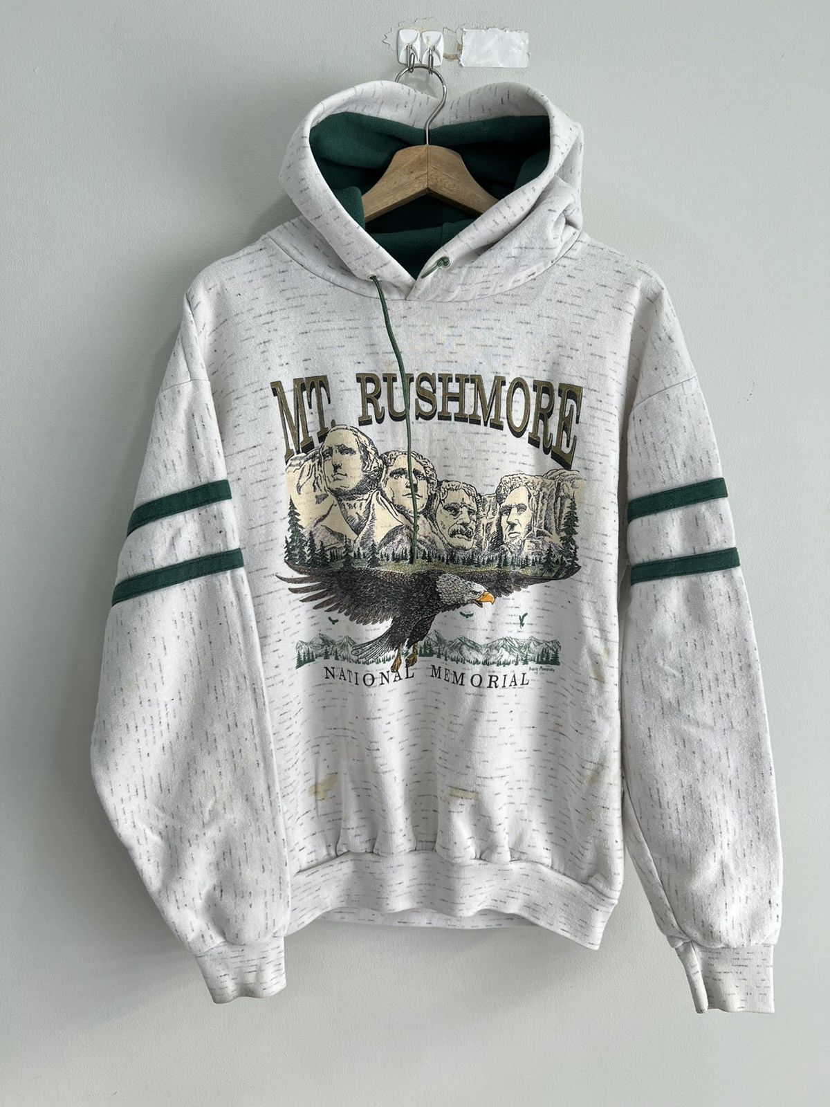 Vintage Vintage Mt Rushmore Sweater Hoodie Size US L / EU 52-54 / 3 - 1 Thumbnail