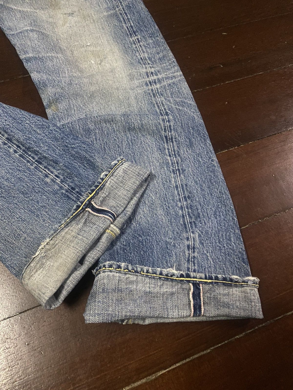 Warehouse FIRE 🔥 VINTAGE SUGAR CANES DISTRESSED NICE FADED Size US 31 - 23 Thumbnail