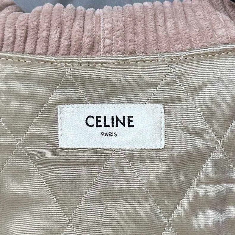 Celine Pink Celine Corduroy Hooded Jacket Size M / US 6-8 / IT 42-44 - 6 Thumbnail