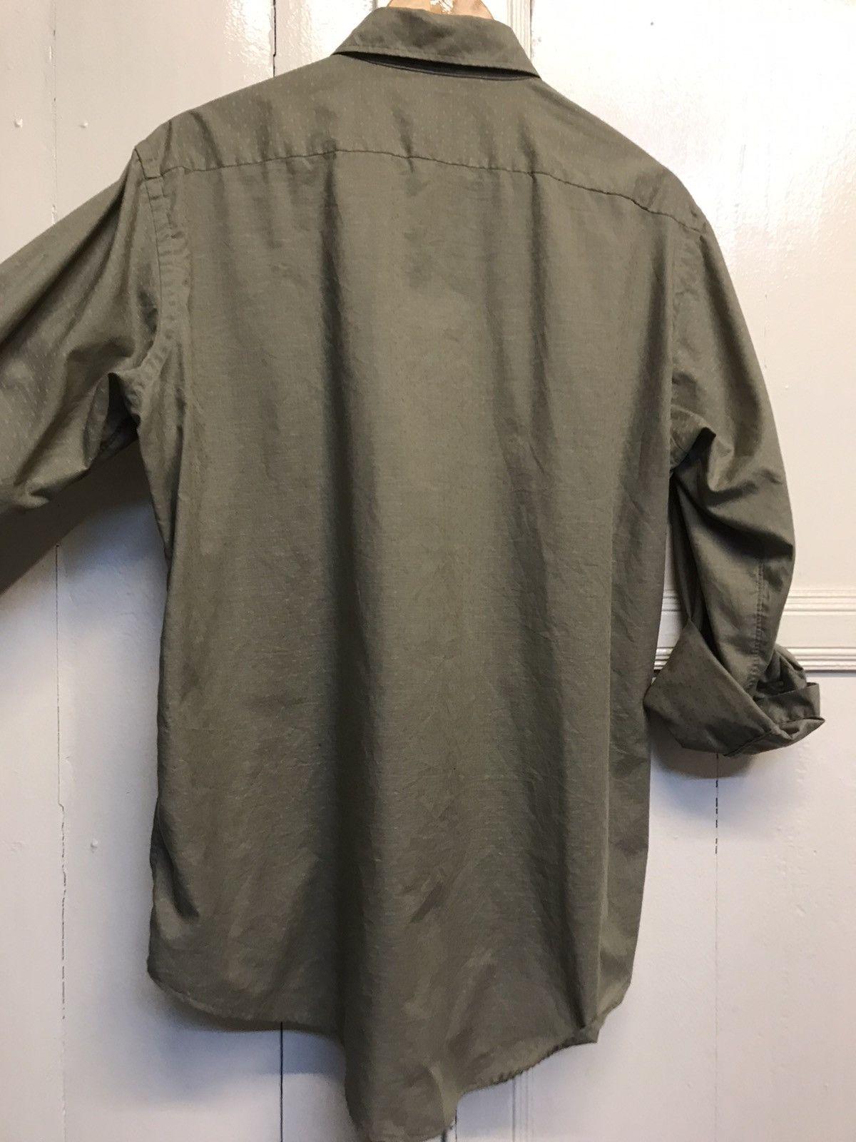 Christian Dior Monsieur CD Men Shirt Army Green Size US L / EU 52-54 / 3 - 6 Thumbnail