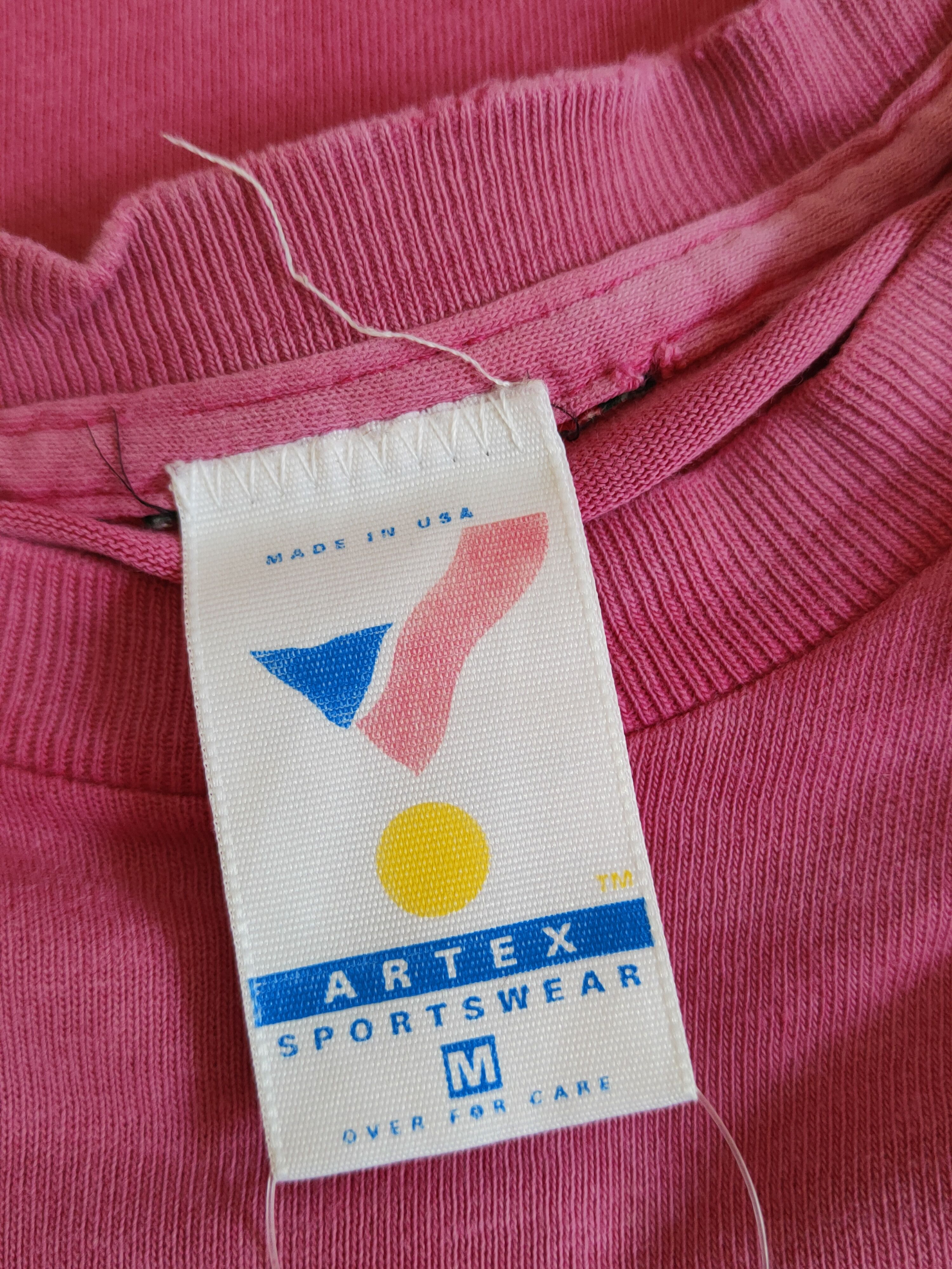 Band Tees 1965 Woodstock pink faded vintage tee #S2301 Size US M / EU 48-50 / 2 - 12 Thumbnail