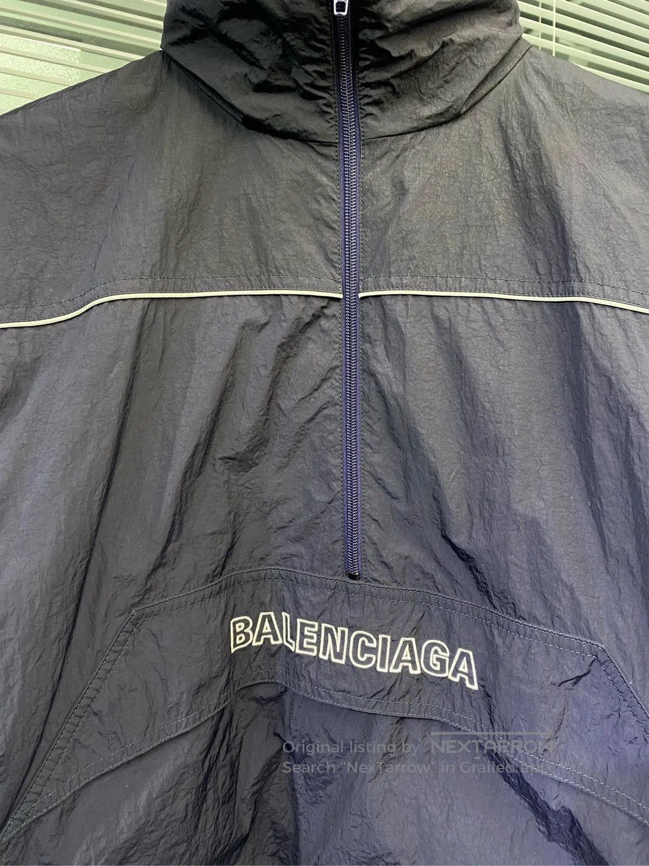 Balenciaga Balenciaga Half-Zip Logo Embroidery Jacket. Size US XL / EU 56 / 4 - 6 Thumbnail
