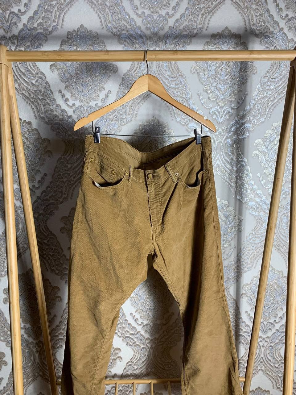 Levi's × Vintage VERY RARE LEVIS 514 VELVET PANTS MADE IN USA Y2K 90s RETRO Size US 38 / EU 54 - 3 Thumbnail