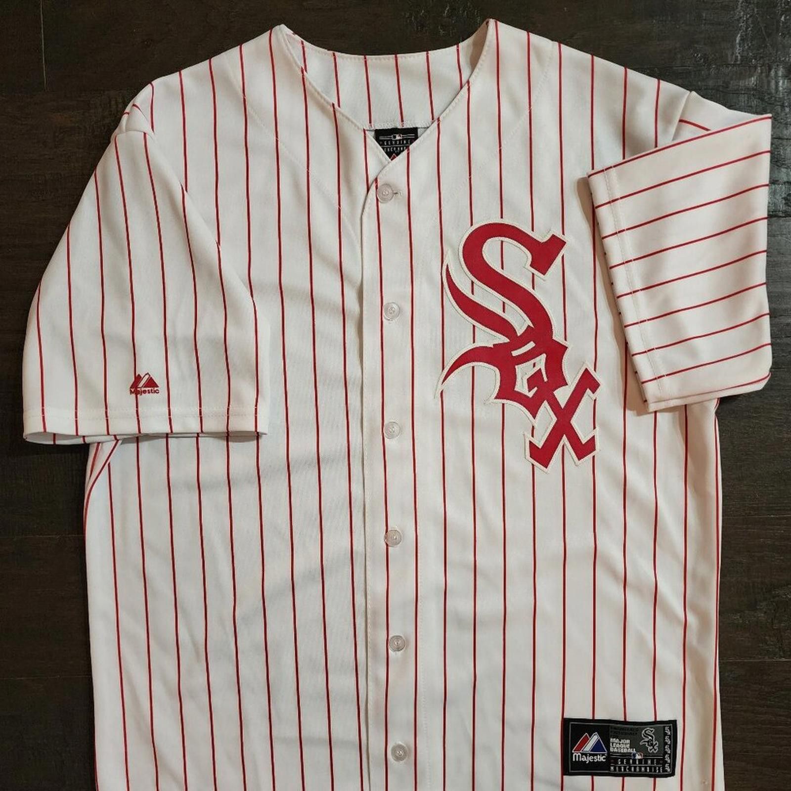Majestic Vintage Red Sox white jersey No name or number ajestic Sz M Size US M / EU 48-50 / 2 - 1 Thumbnail