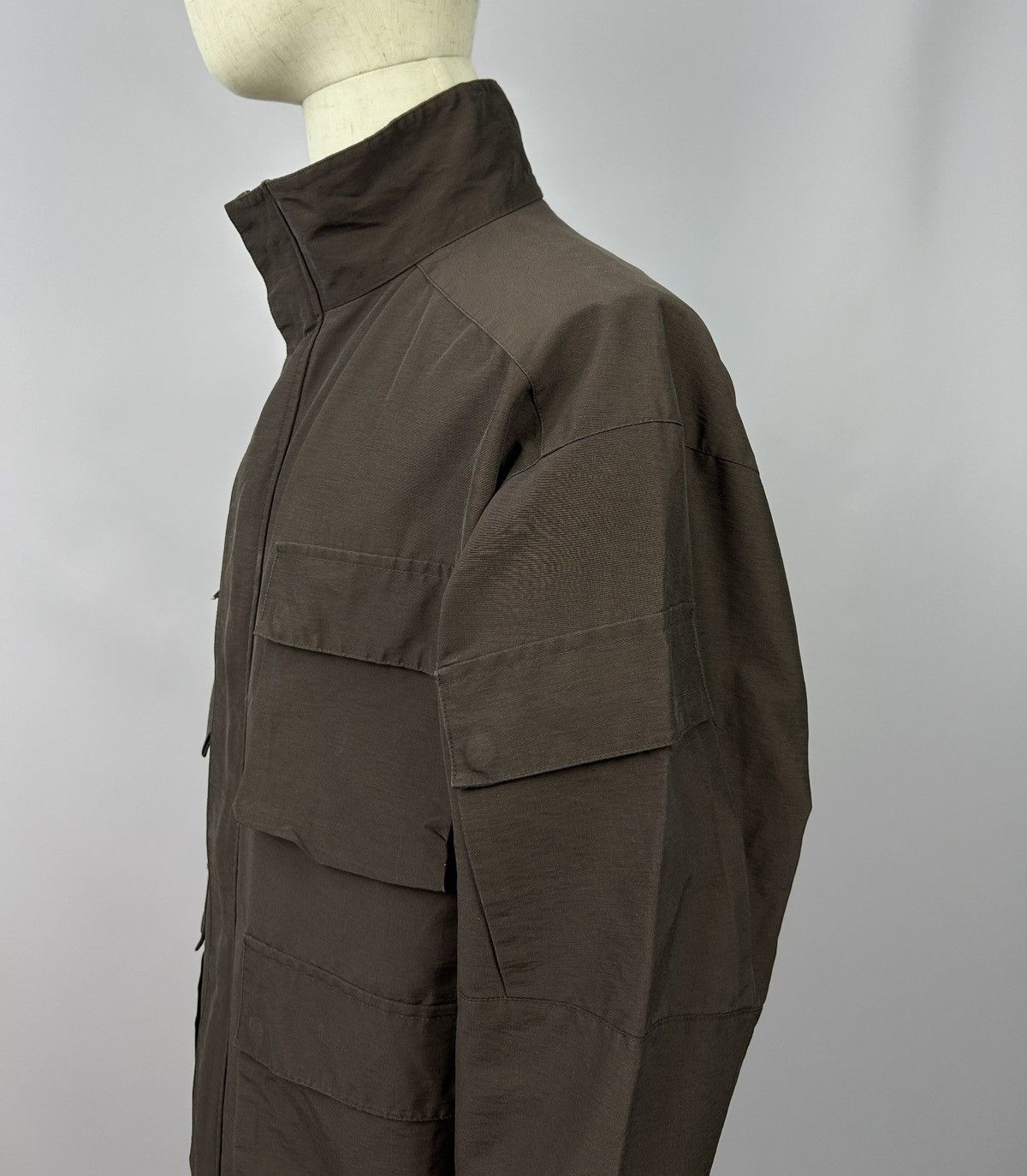 Japanese Brand × Takeo Kikuchi × Vintage Takeo Kikuchi Military Brown M65 Jacket Sz M Made in Japan Size US M / EU 48-50 / 2 - 5 Thumbnail