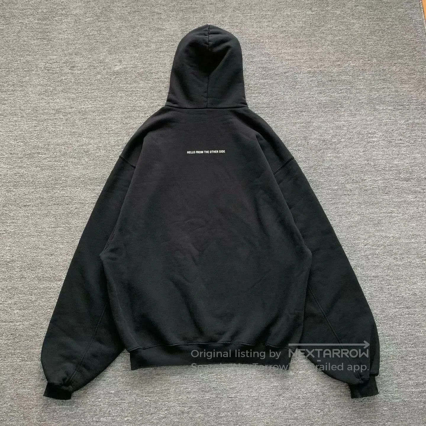 Balenciaga Balenciaga Alien Print Black Hoodie. Size US XXS / EU 40 - 2 Thumbnail
