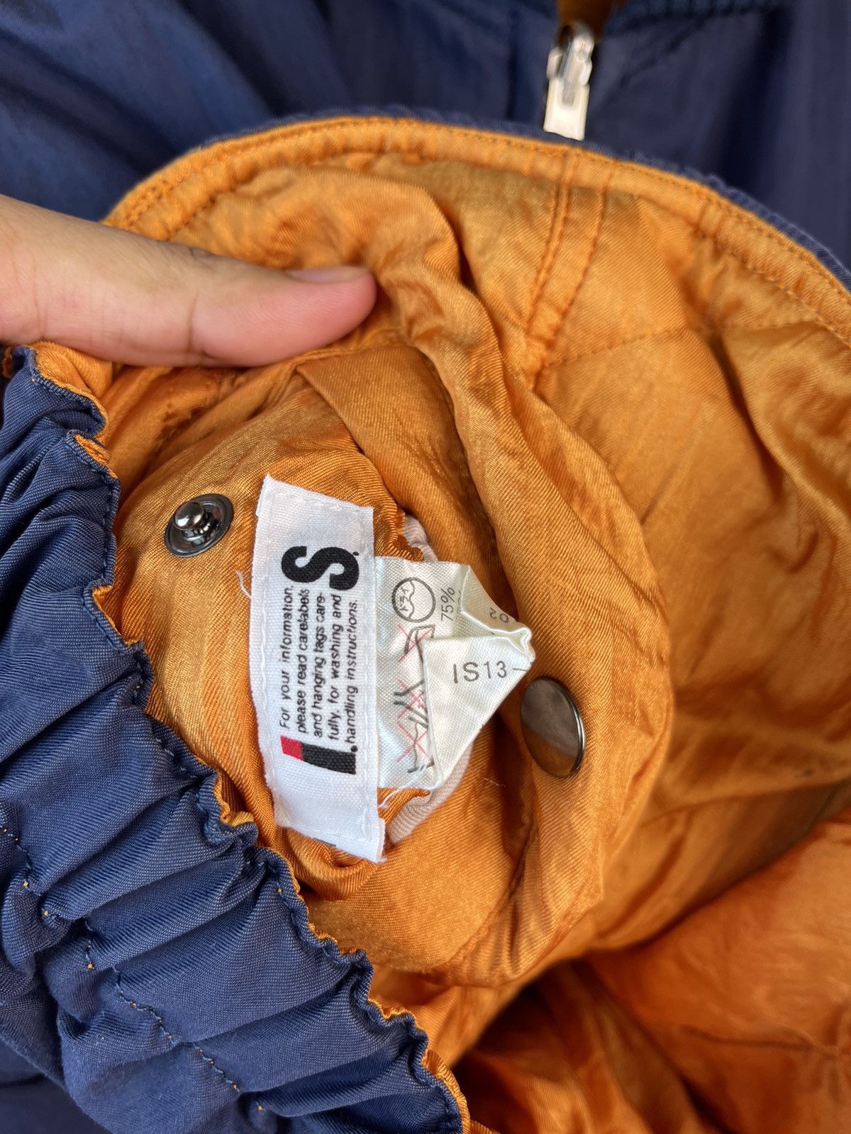 Issey Miyake × Tsumori Chisato 90s ISSEY MIYAKE CROPED REVERSIBLE BOMBER JACKET Size US L / EU 52-54 / 3 - 23 Thumbnail