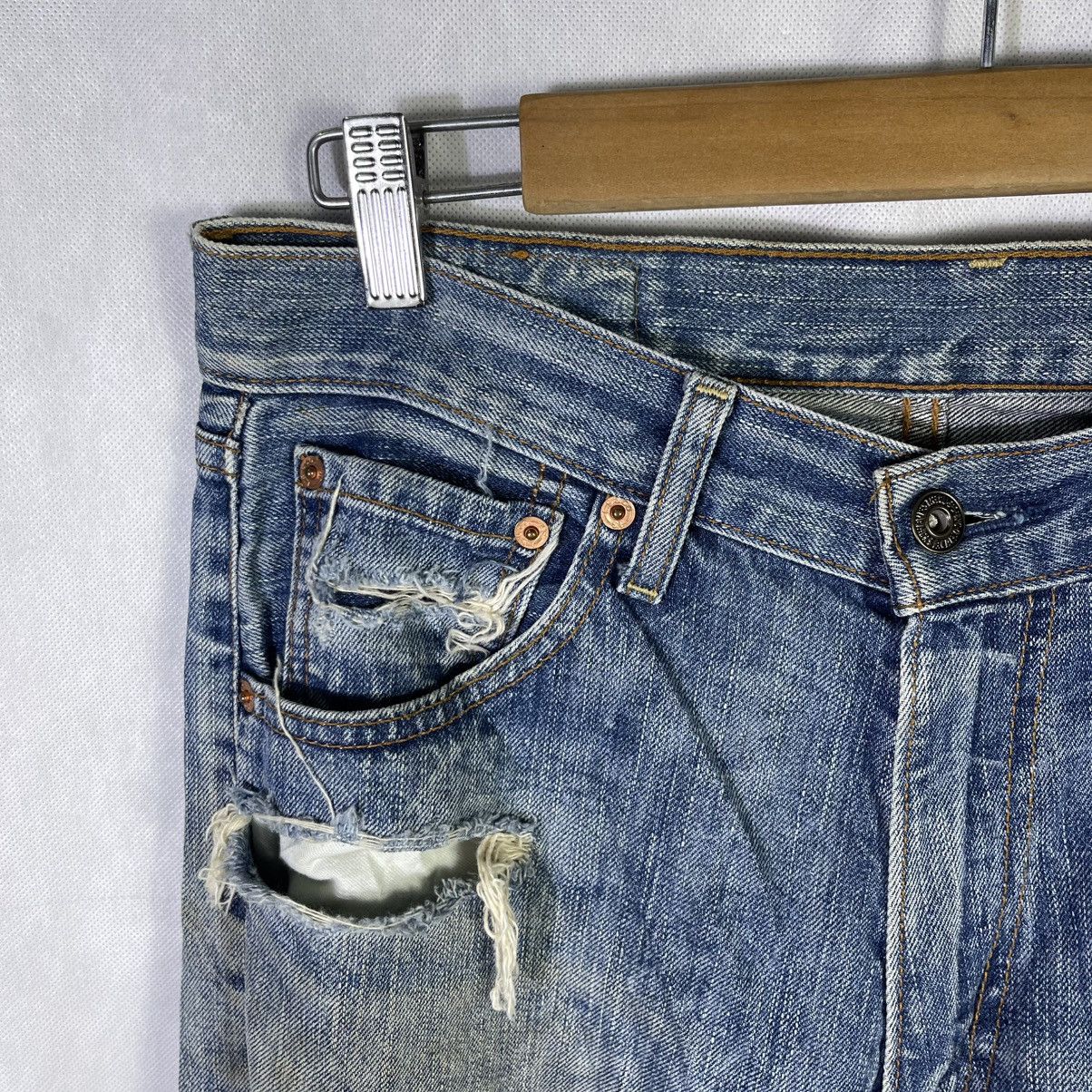 Levi's Vintage Clothing Vintage Levis 503 Distressed Trashed Jeans Size US 31 - 9 Thumbnail