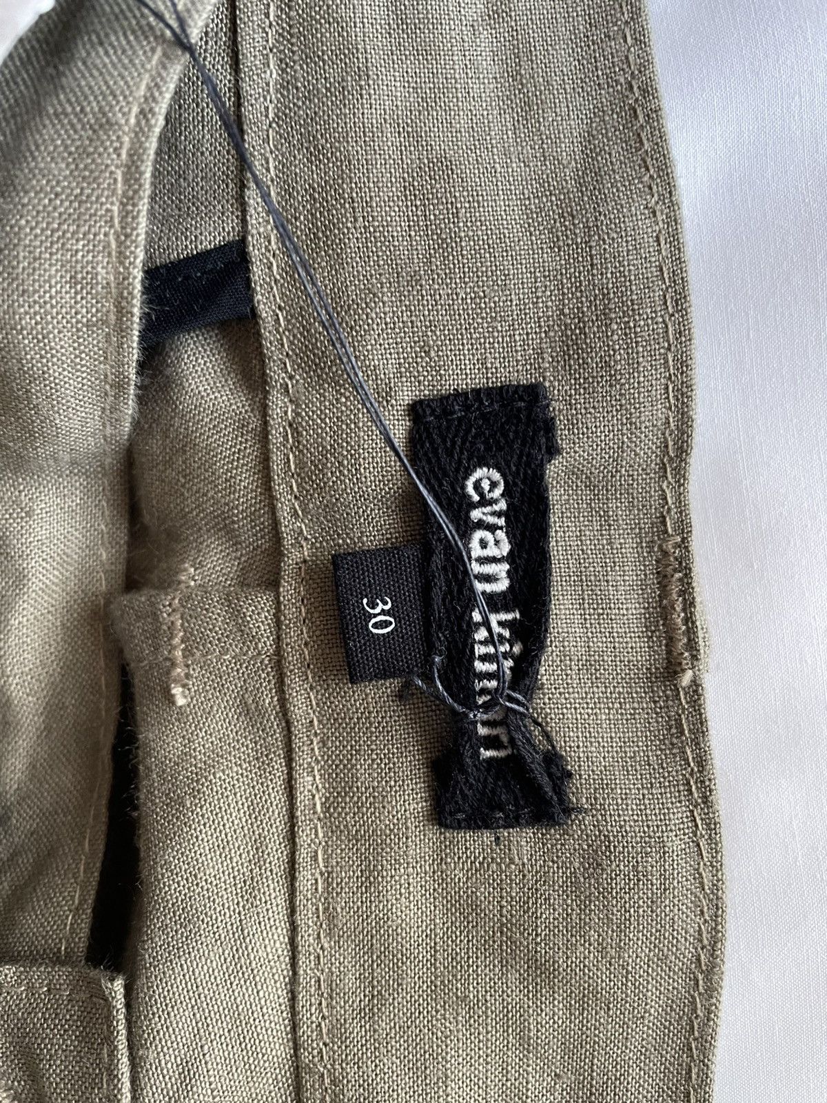 Evan Kinori Single Pleat Linen Trouser Size US 30 / EU 46 - 5 Thumbnail