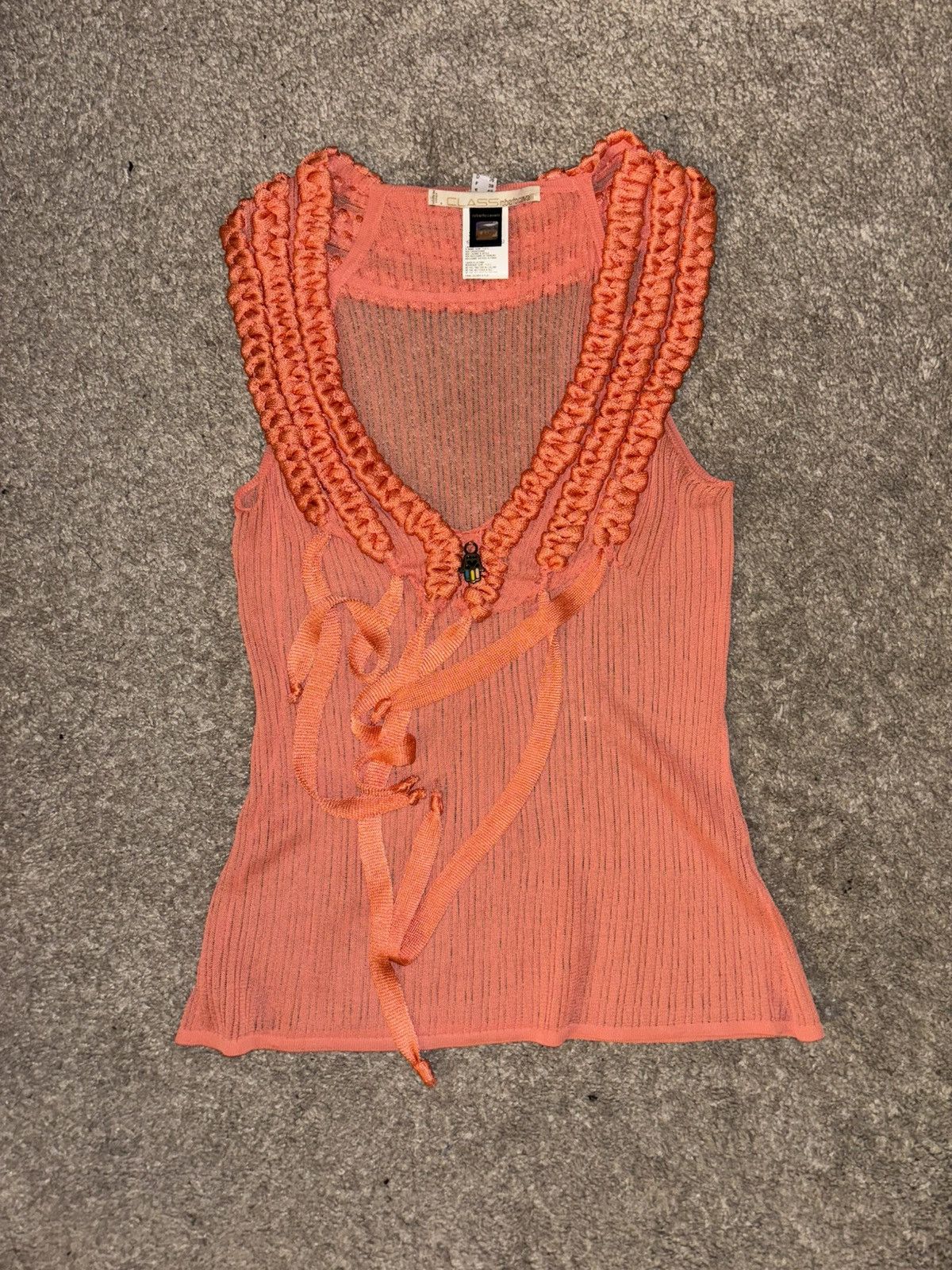 Roberto Cavalli Roberto Cavalli Pink Y2K Dress/Tank Size M / US 6-8 / IT 42-44 - 1 Thumbnail