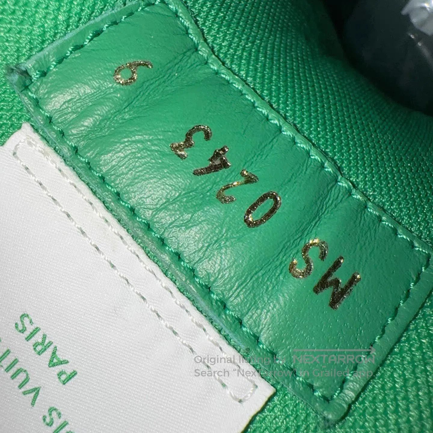 Louis Vuitton Green and White Low. Size US 10 / EU 43 - 2 Thumbnail