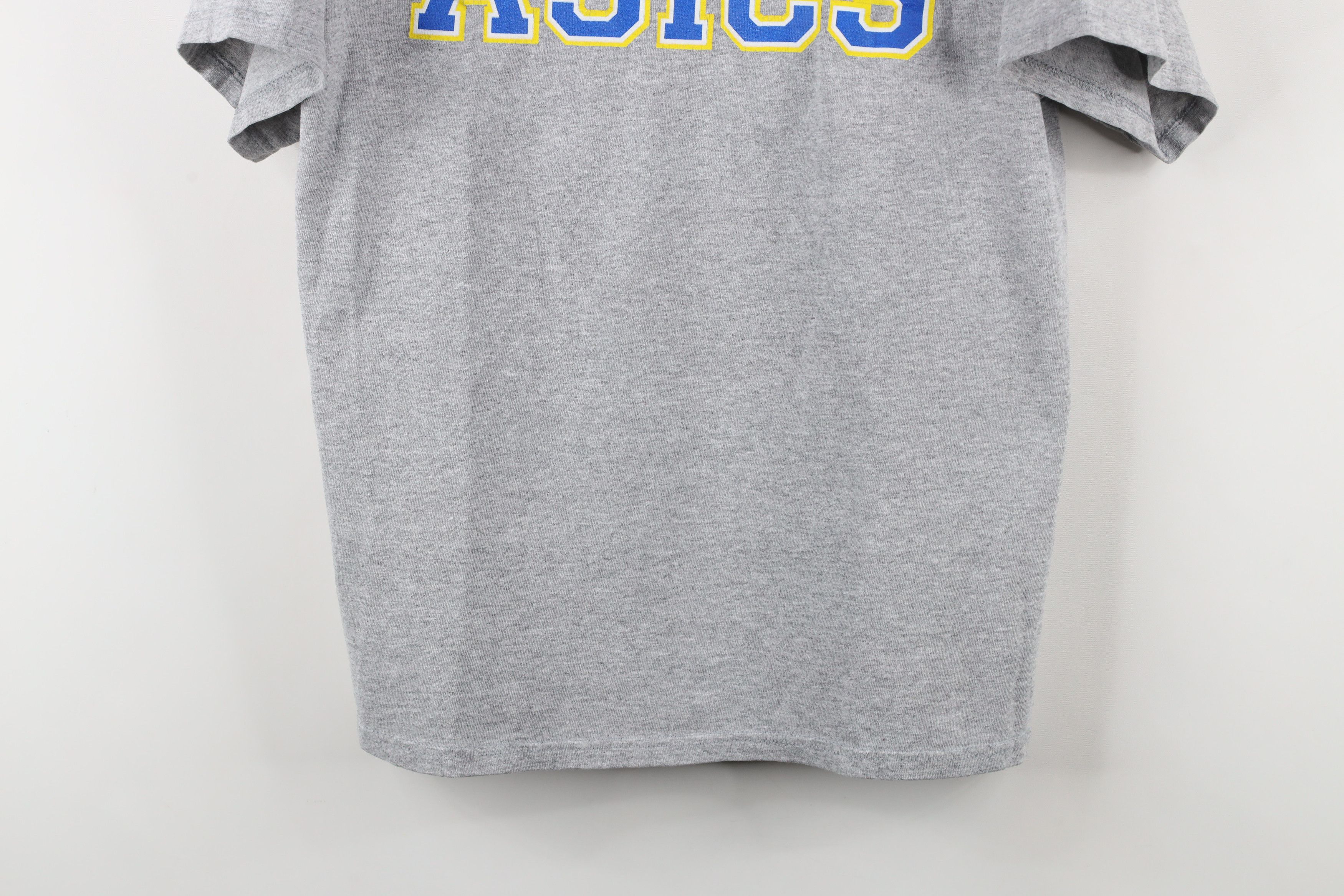 Asics × Vintage Vintage Asics Spell Block Letter Short Sleeve T-Shirt Gray Size US M / EU 48-50 / 2 - 3 Thumbnail