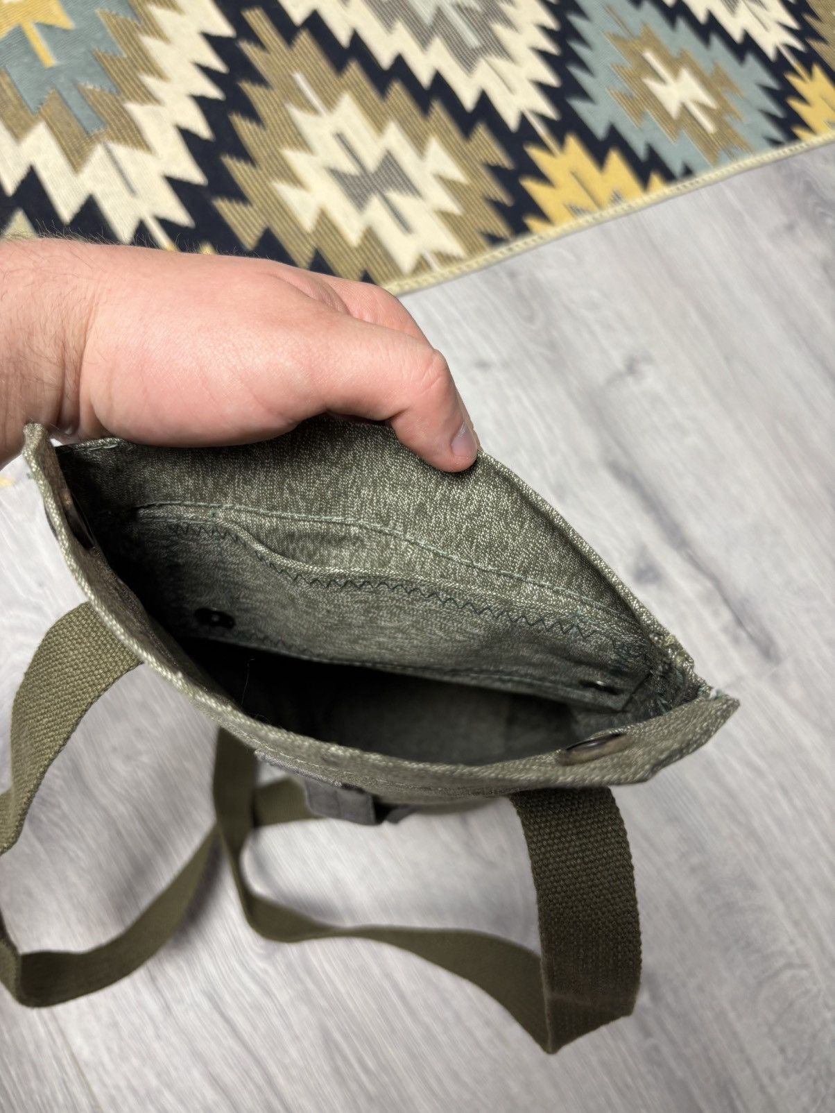 Other Vintage Rare Swiss Army 1964 Side Bag Satchel gas mask Size ONE SIZE - 7 Thumbnail