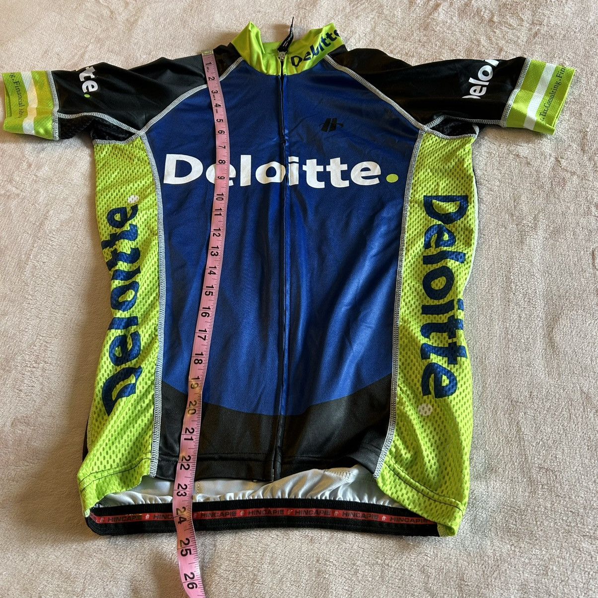 Other Hincapie Deloitte blue green cycling jersey size XS Size US XS / EU 42 / 0 - 7 Thumbnail