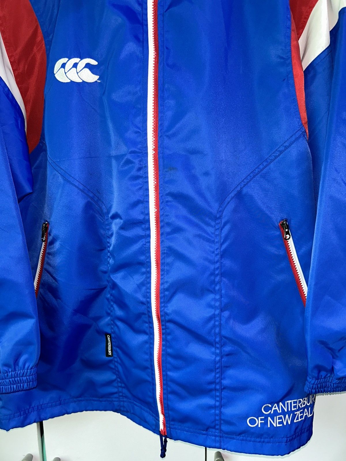 Canterbury of New Zealand Rugby Windbreaker Jacket Size US L / EU 52-54 / 3 - 9 Thumbnail