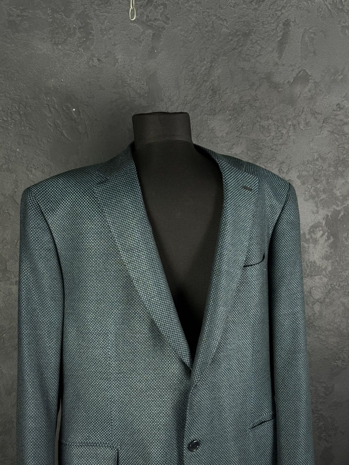 Brioni BRIONI Brunico Silk & Wool Micro-Structure Blazer Jacket Size 54R - 3 Thumbnail