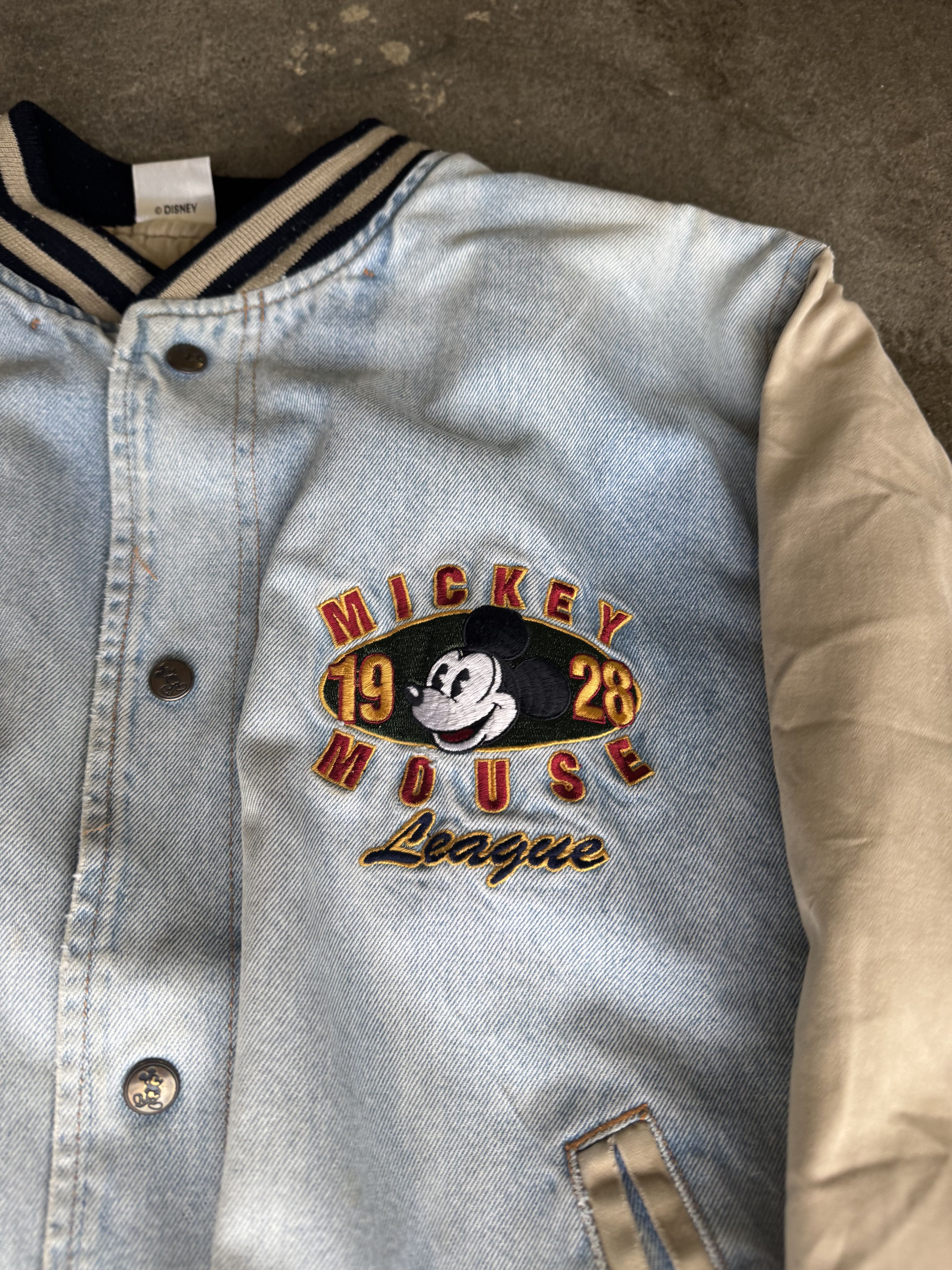 Disney Vintage Disney Mickey Mouse Varsity Jacke Size US M / EU 48-50 / 2 - 2 Thumbnail