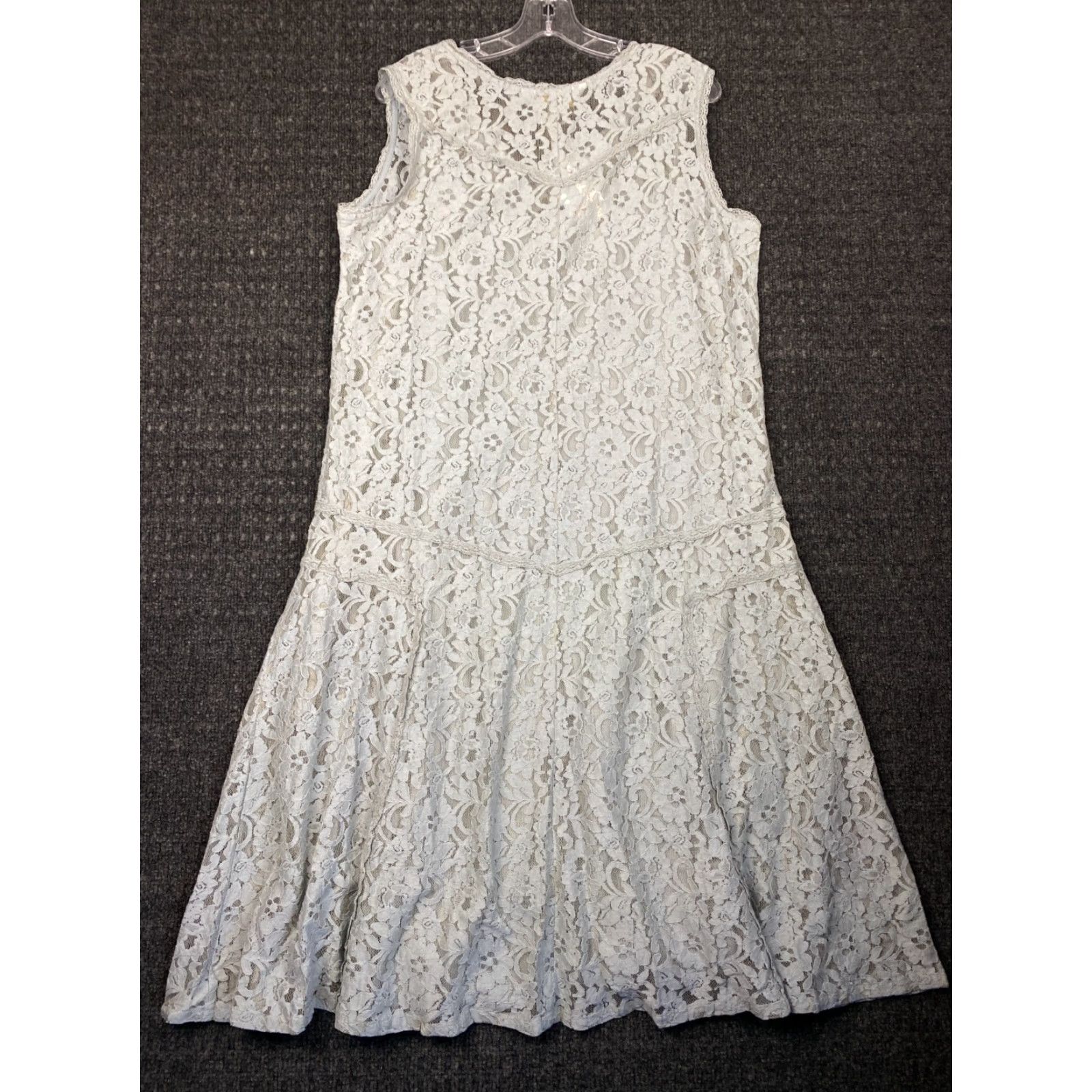 Vintage VINTAGE April Cornell Cecilia Dress Smoke Gray Large DRA5204H Cottagecore Prairie NEW Size XL / US 12-14 / IT 48-50 - 4 Thumbnail