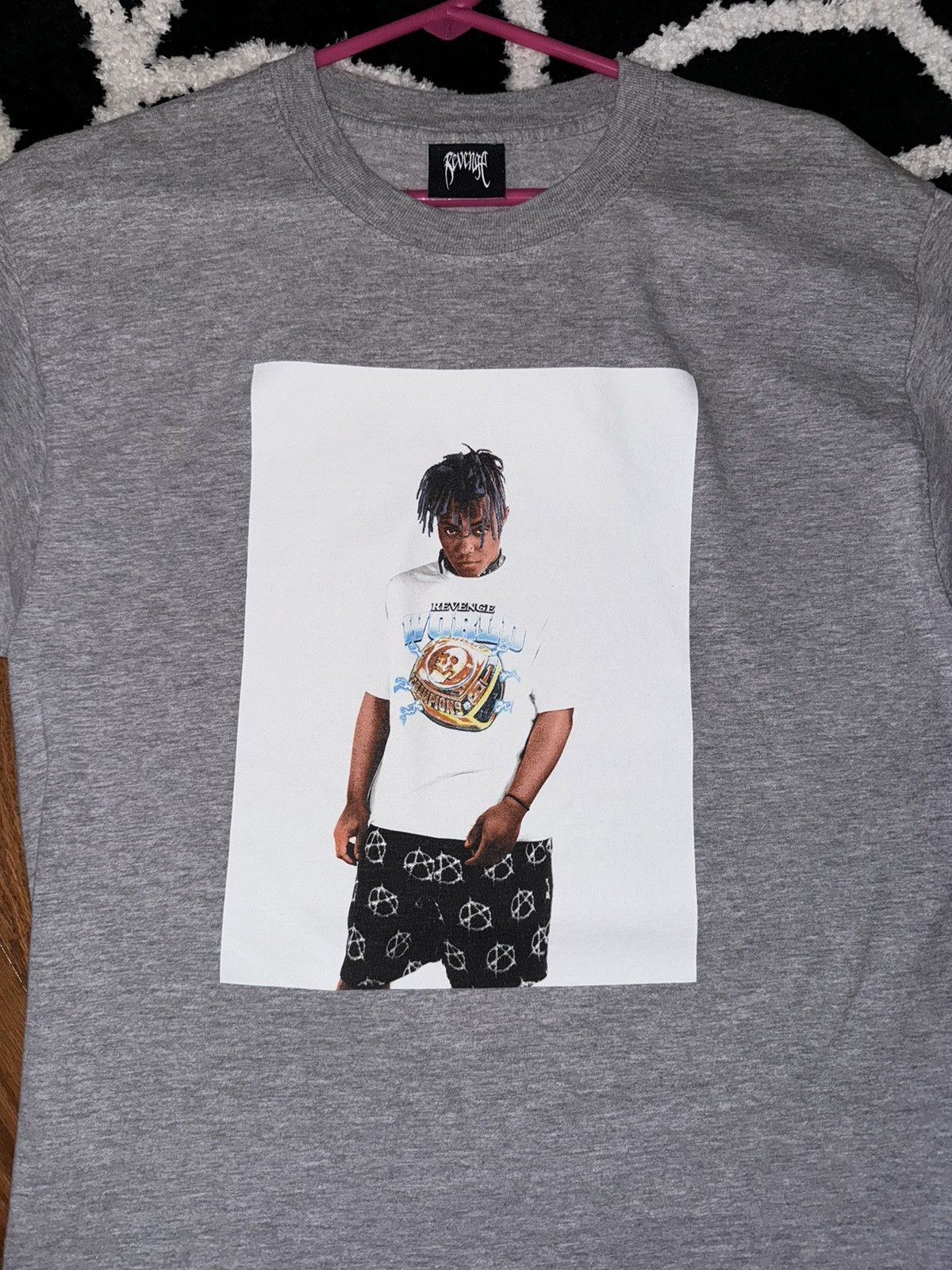 Revenge Revenge x Juice Wrld 2020 Grey T Shirt Size US M / EU 48-50 / 2 - 2 Thumbnail