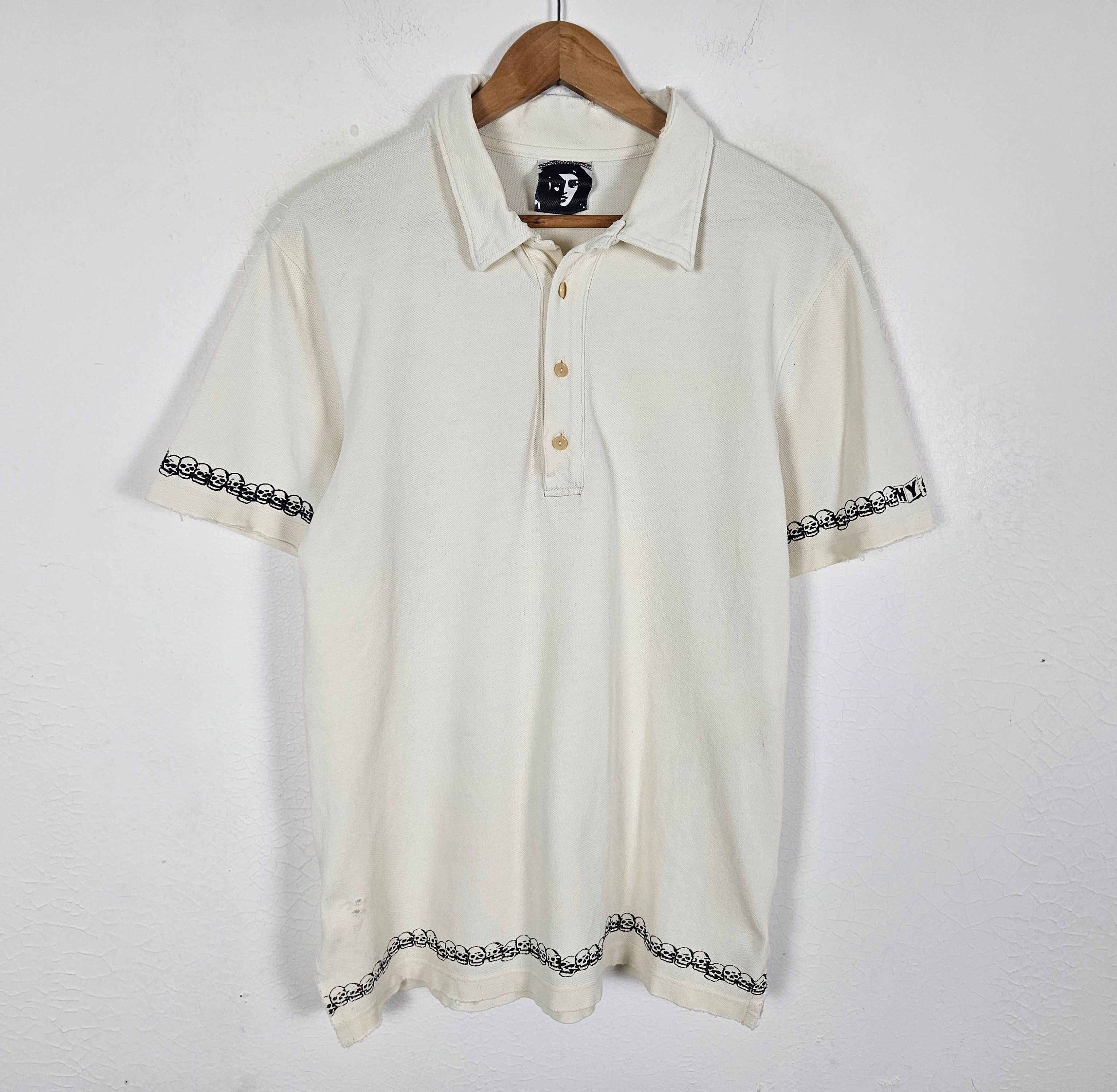Hysteric Glamour × If Six Was Nine × Japanese Brand Hysteric Glamour Skull Polo Shirt Size US S / EU 44-46 / 1 - 2 Thumbnail