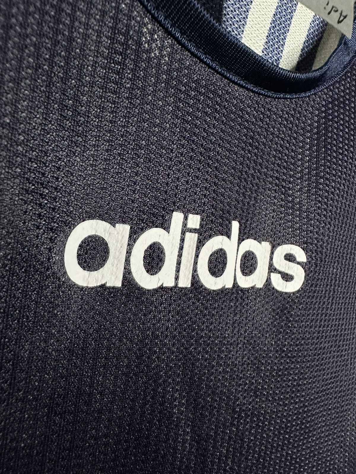 Adidas Adidas Sleeveless Athletic Tank Top Mesh Training Jersey L Size US L / EU 52-54 / 3 - 5 Thumbnail