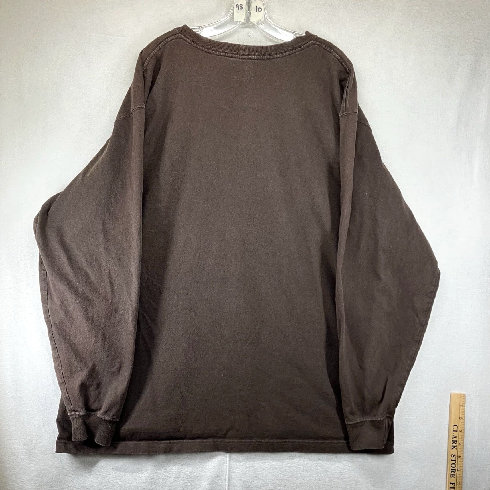 Carhartt VINTAGE Carhartt Mens Brown 2XL Long Sleeve T-Shirt Graphic Front Deer Logo Crew Neck Size US XXL / EU 58 / 5 - 2 Thumbnail