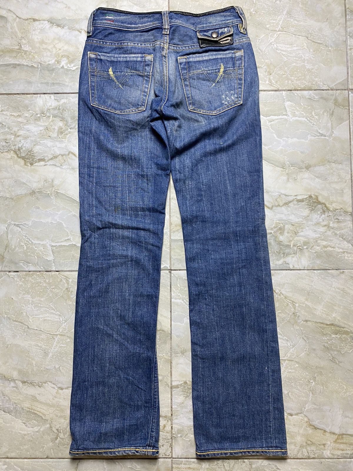Diesel Diesel Bebel 0070Z blue bootcut regular jeans Size US 27 - 3 Thumbnail