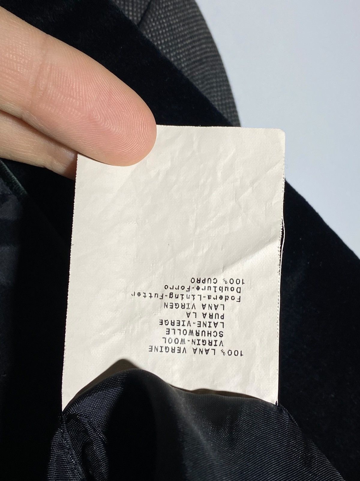 Emporio Armani Emporio Armani Green Line Black Velour Lapel Wool Blazer Size 54R - 25 Thumbnail