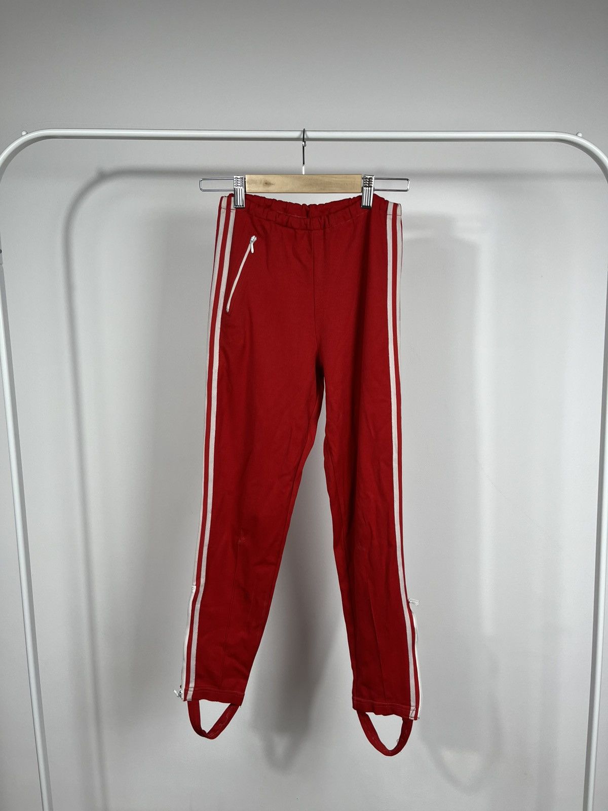 Adidas Vintage Adidas kids track pants red 3 stripes size 152 Size US 26 / EU 42 - 1 Thumbnail